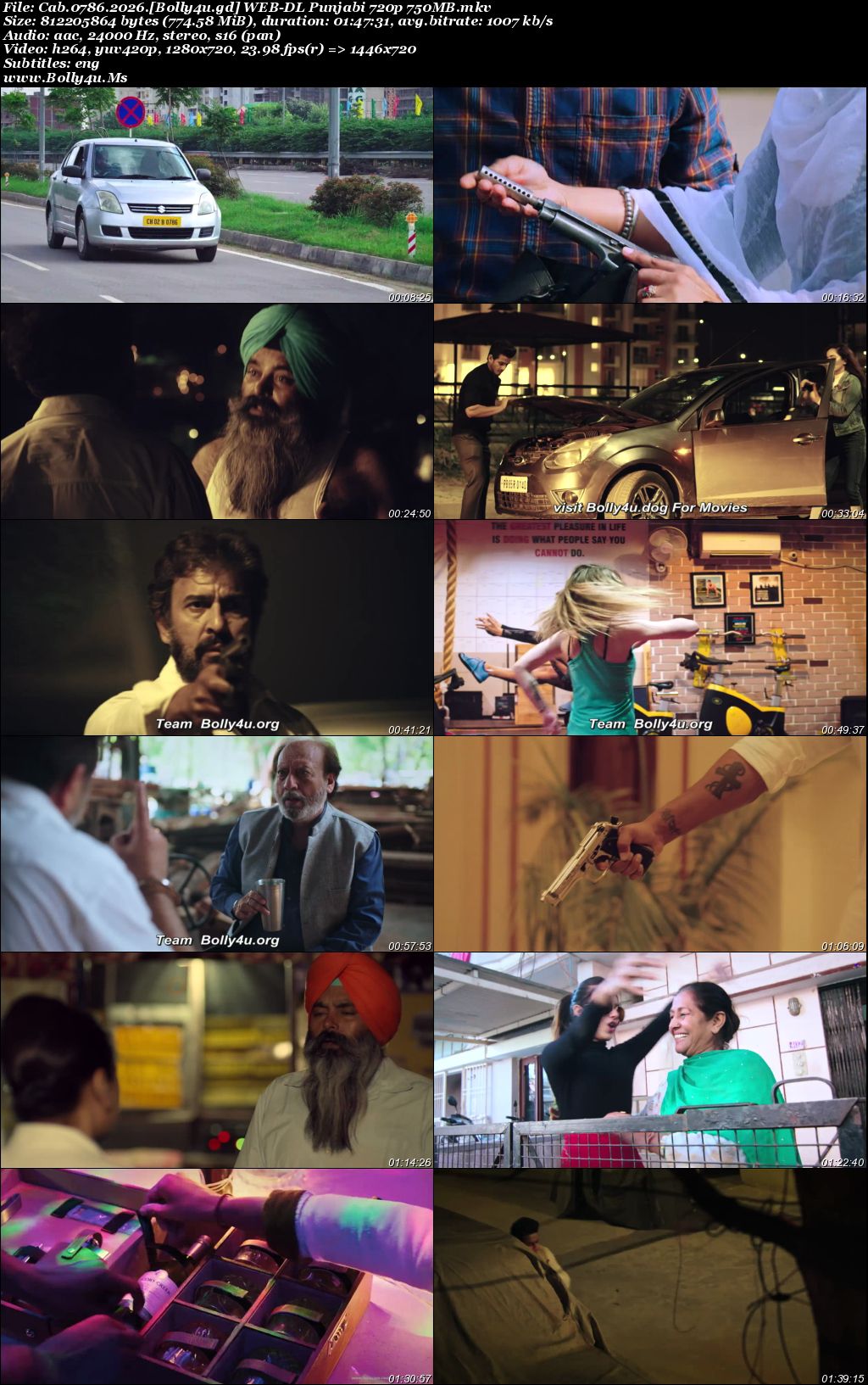 Cab 0786 2026 WEB-DL Punjabi Full Movie Download 1080p  720p  480p