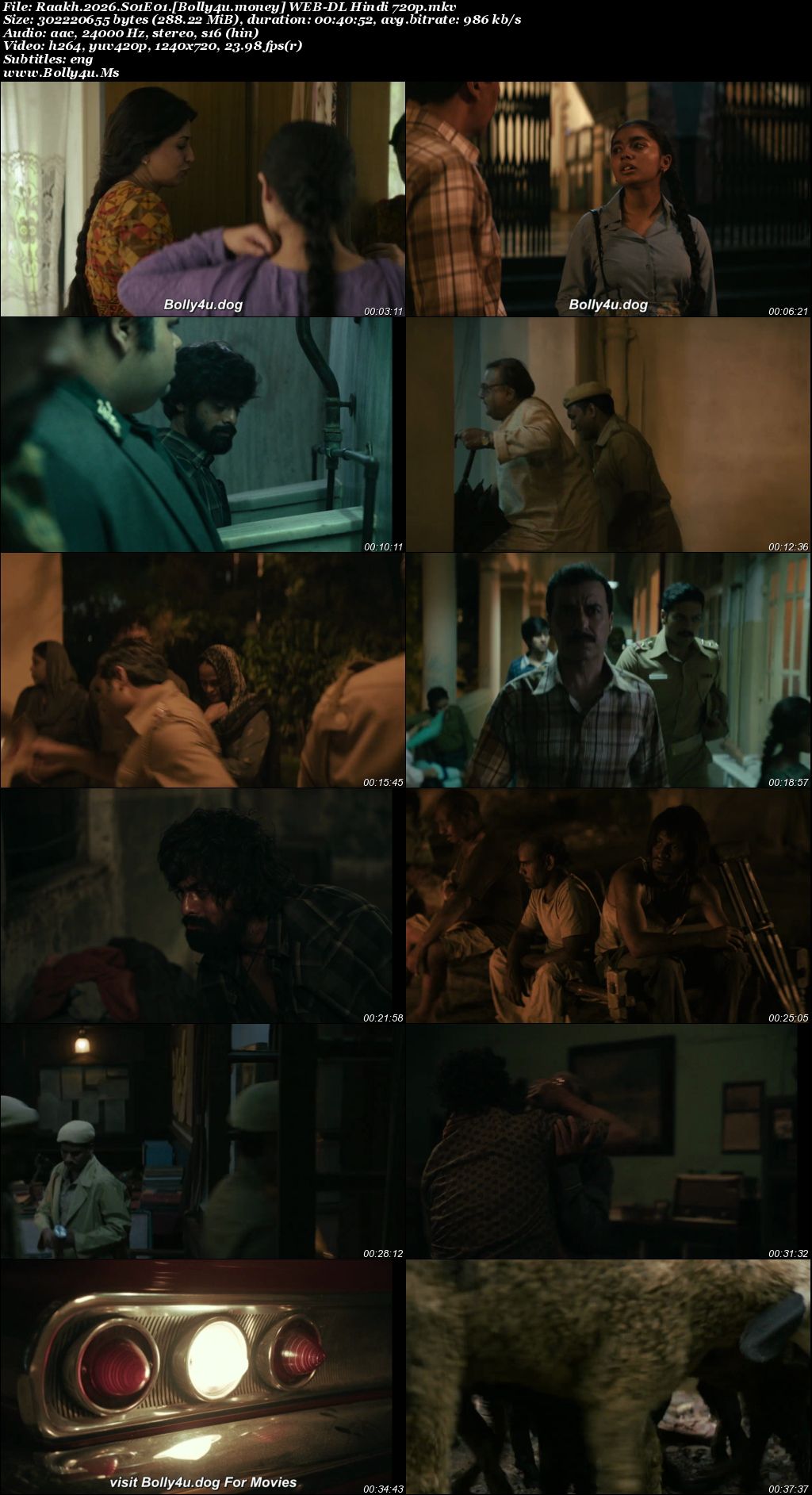 Raakh 2026 WEB-DL Hindi S01 Complete Download 720p  480p