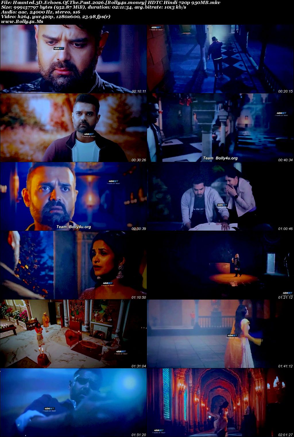 Haunted 3D Echoes Of The Past 2026 HDTC Hindi Full Movie Download 1080p  720p  480p watch Online Free bolly4u