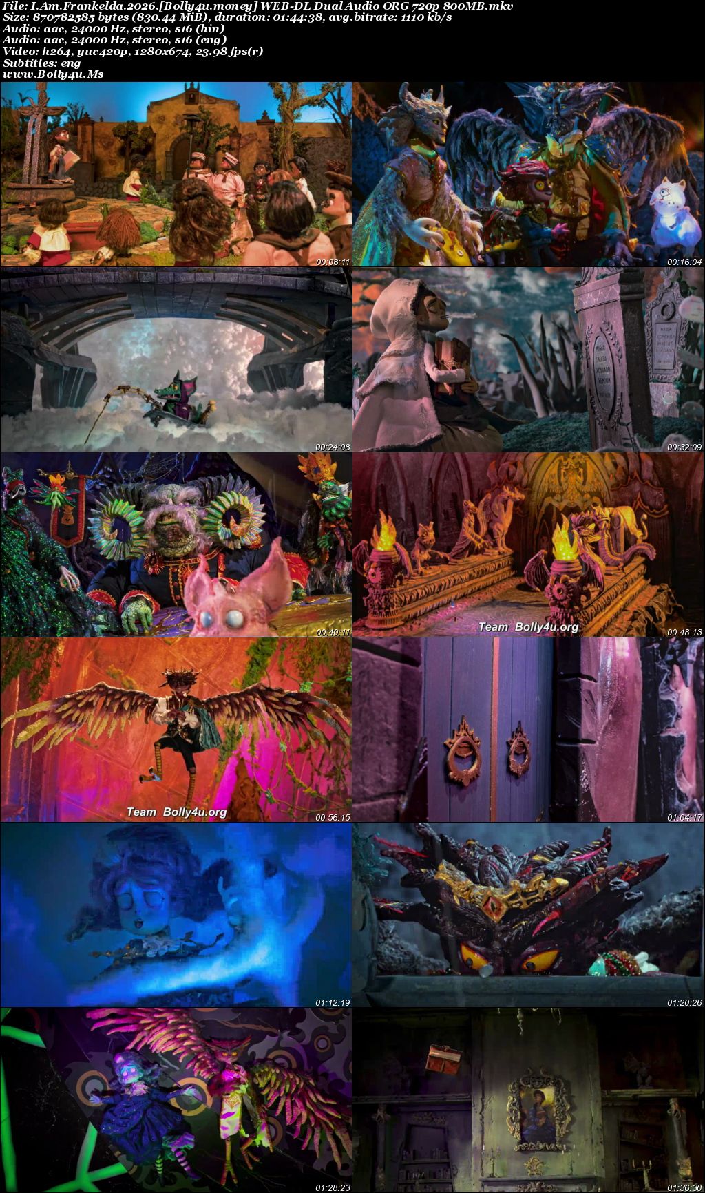 I Am Frankelda 2026 WEB-DL Hindi Dual Audio ORG Full Movie Download 1080p  720p  480p