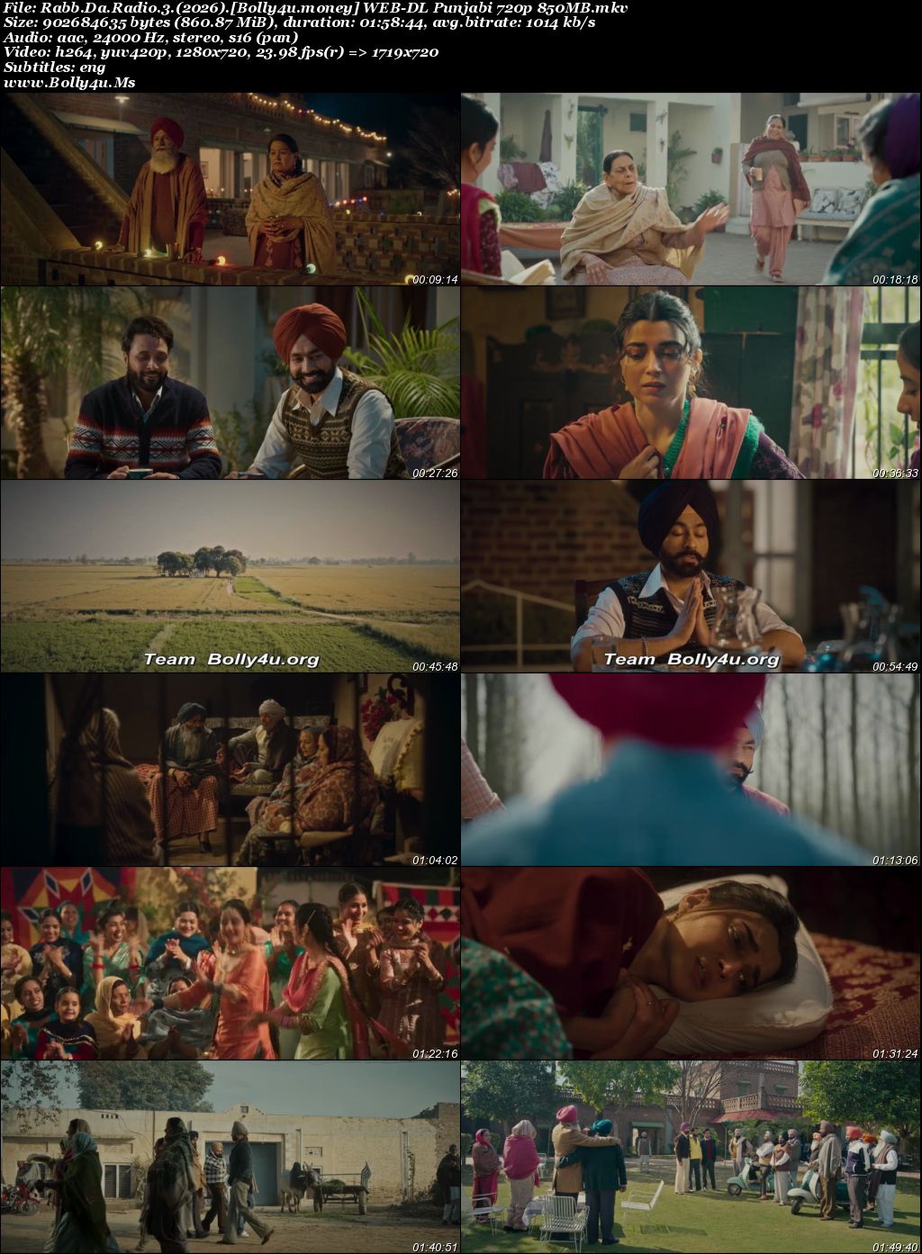 Rabb Da Radio 3 2026 WEB-DL Punjabi Full Movie Download 1080p  720p  480p
