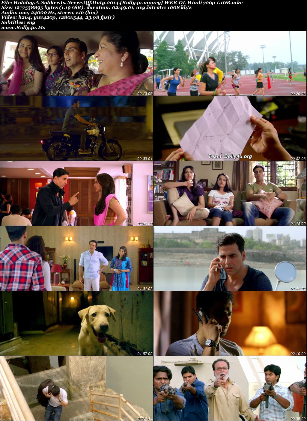 Holiday 2014 WEB-DL Hindi Full Movie Download 1080p  720p  480p