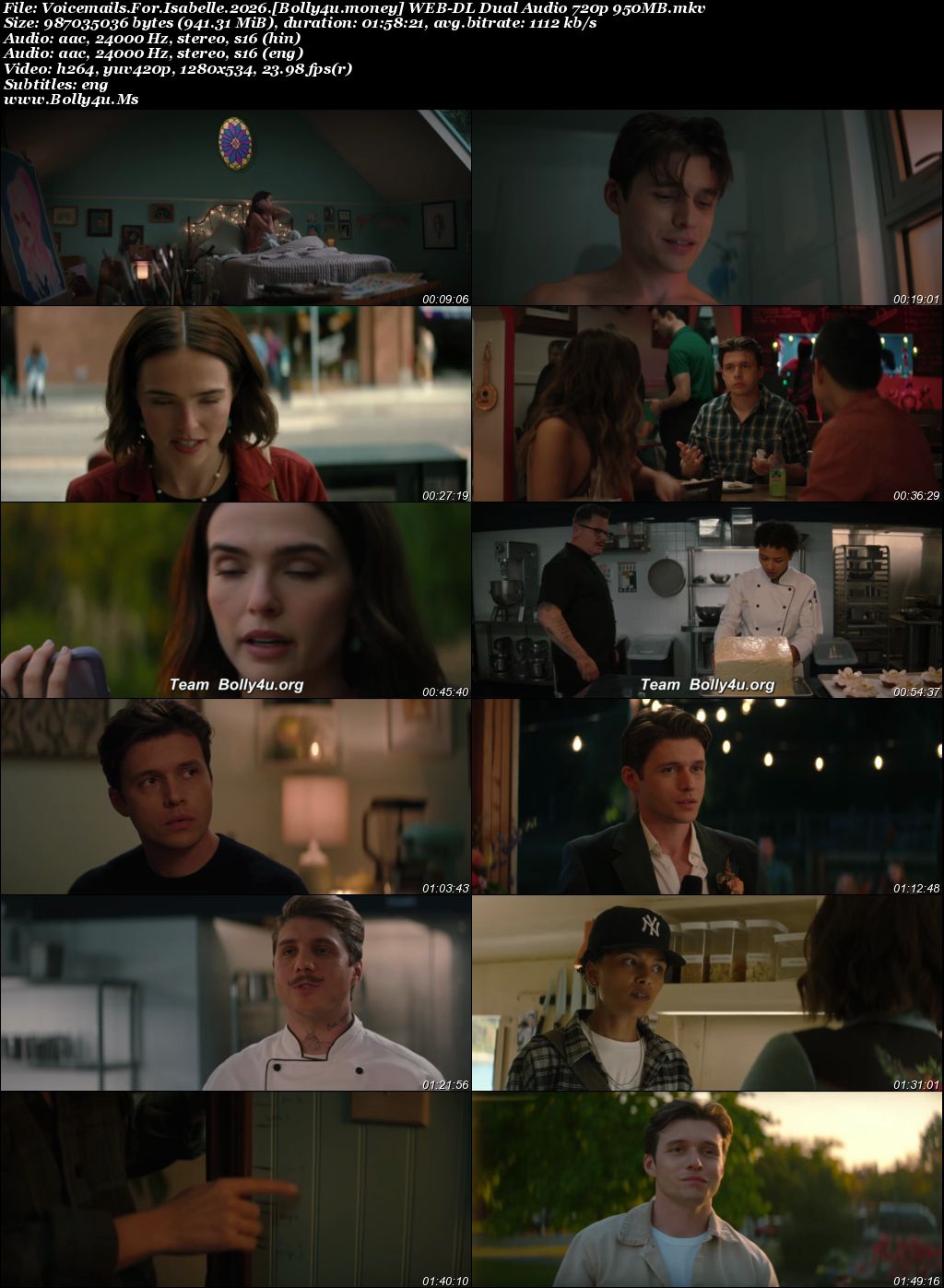 Voicemails For Isabelle 2026 WEB-DL Hindi Dual Audio ORG Full Movie Download 1080p  720p  480p