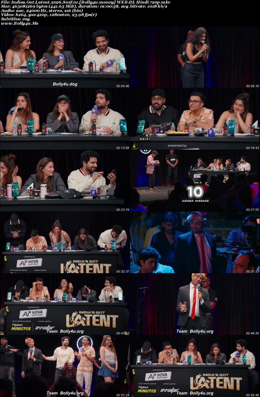 India’s Got Latent 2026 WEB-DL Hindi S01 Complete Download 720p