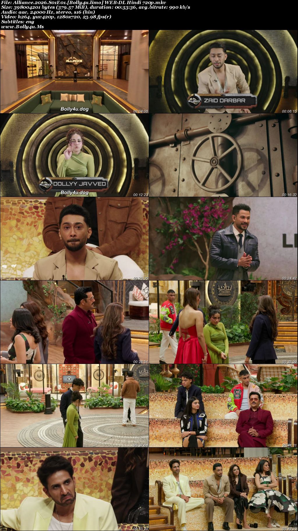 Alliance 2026 WEB-DL Hindi S01 Complete Download 720p