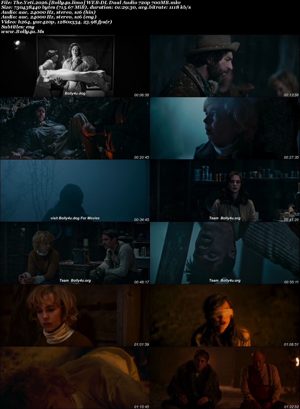 The Yeti 2026 WEB-DL Hindi Dual Audio ORG Full Movie Download 1080p  720p  480p