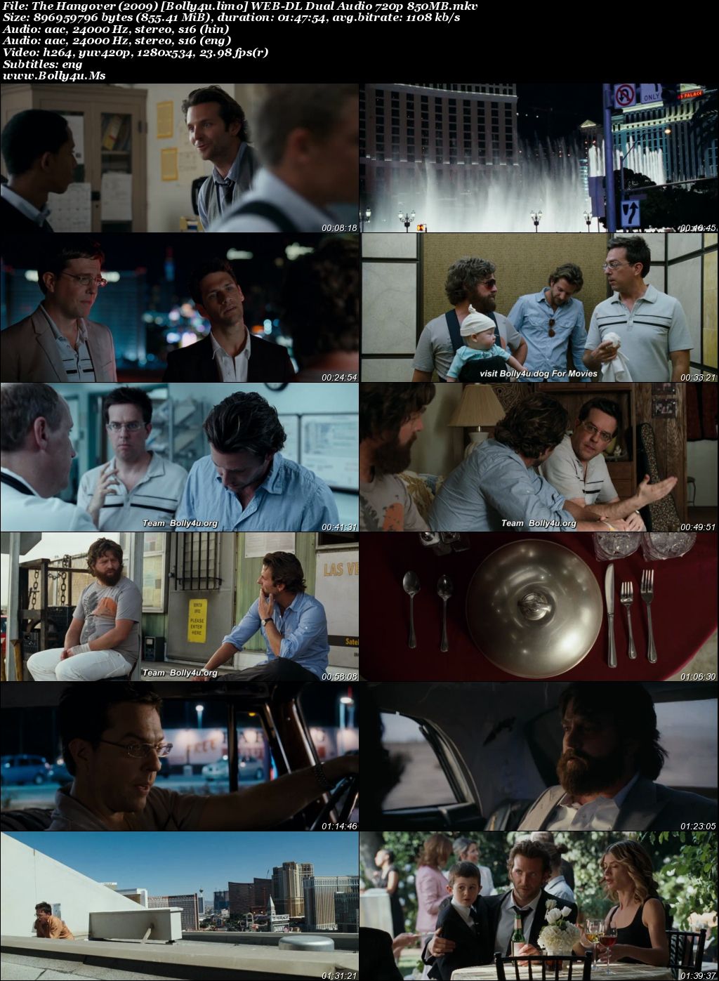 The Hangover Part I 2009 WEB-DL Hindi Dual Audio ORG Full Movie Download 1080p  720p  480p