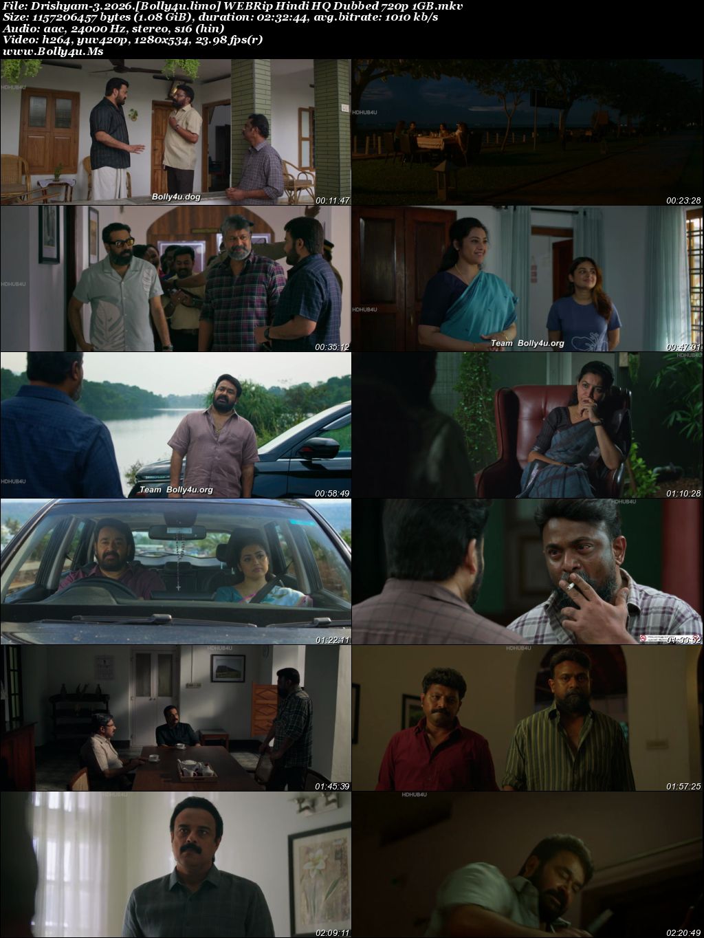Drishyam 3 2026 WEBRip Hindi HQ Dubbed Full Movie Download 1080p  720p  480p