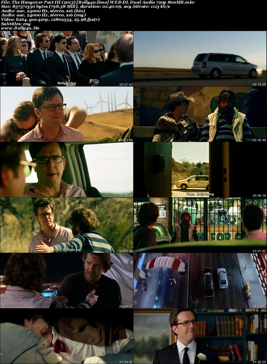 The Hangover Part III 2013 BluRay Hindi Dual Audio ORG Full Movie Download 1080p  720p  480p