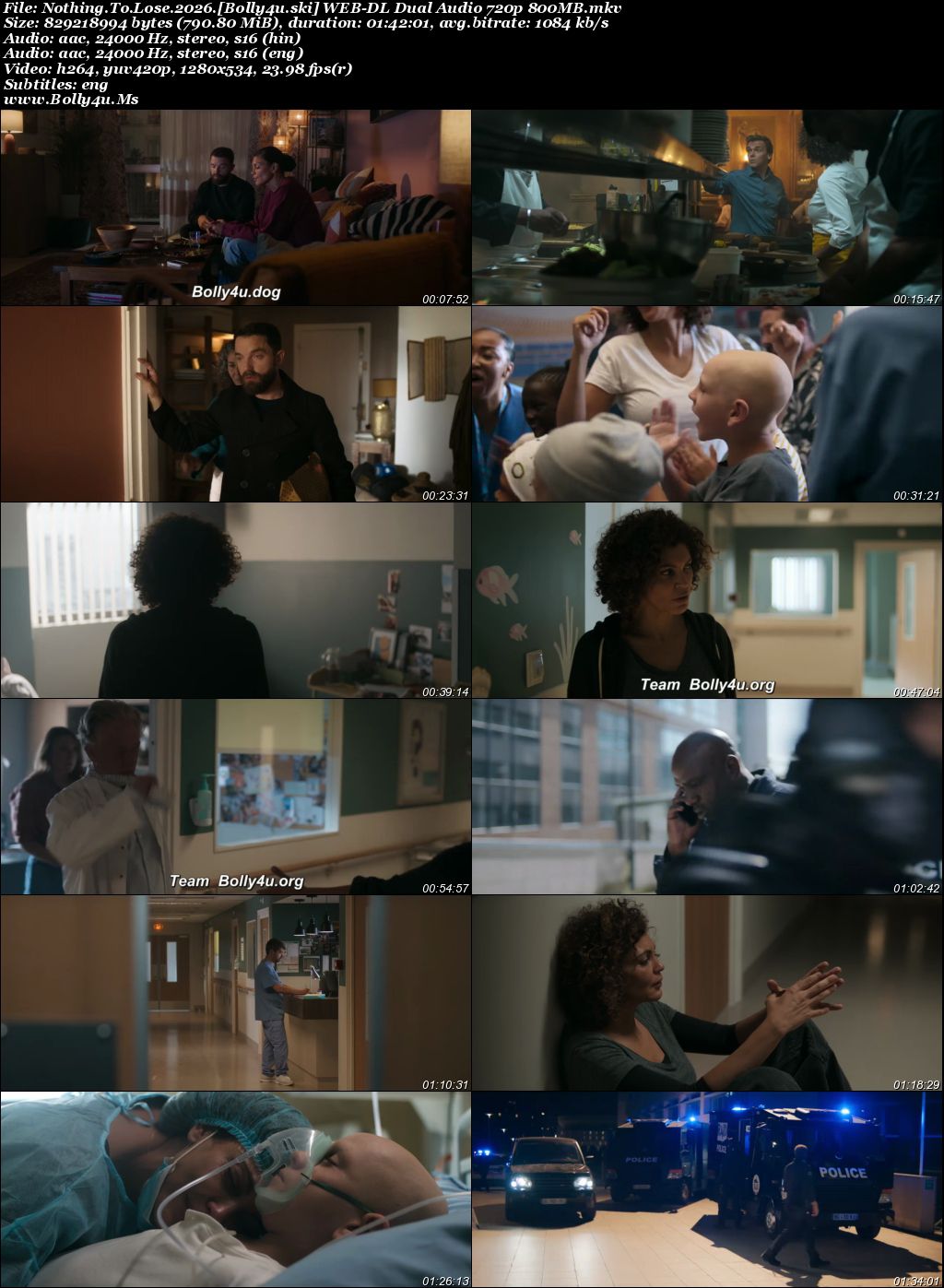 Nothing To Lose 2026 WEB-DL Hindi Dual Audio ORG Full Movie Download 1080p  720p  480p