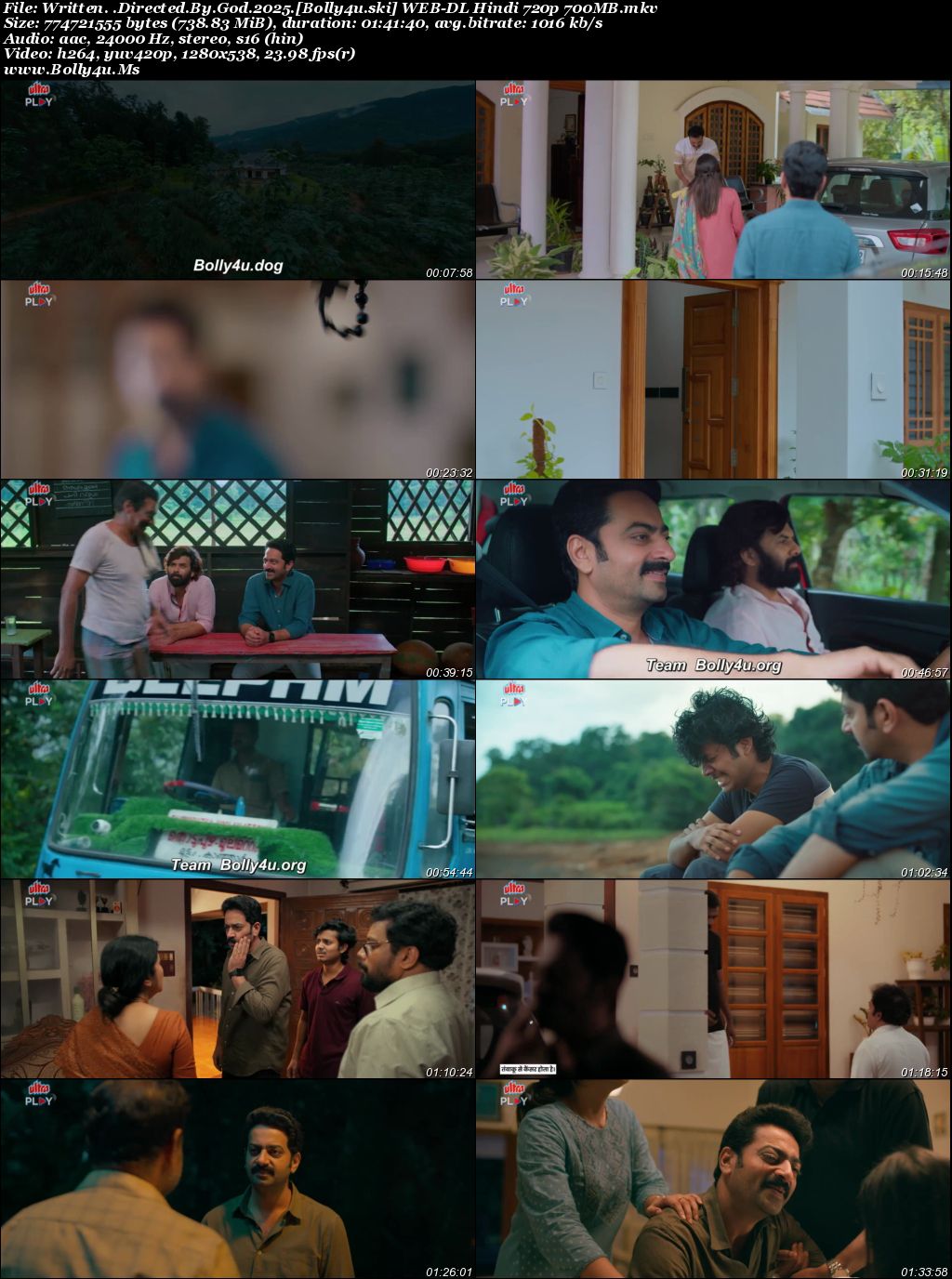 Written & Directed By God 2025 WEB-DL Hindi Dubbed ORG Full Movie Download 1080p  720p  480p