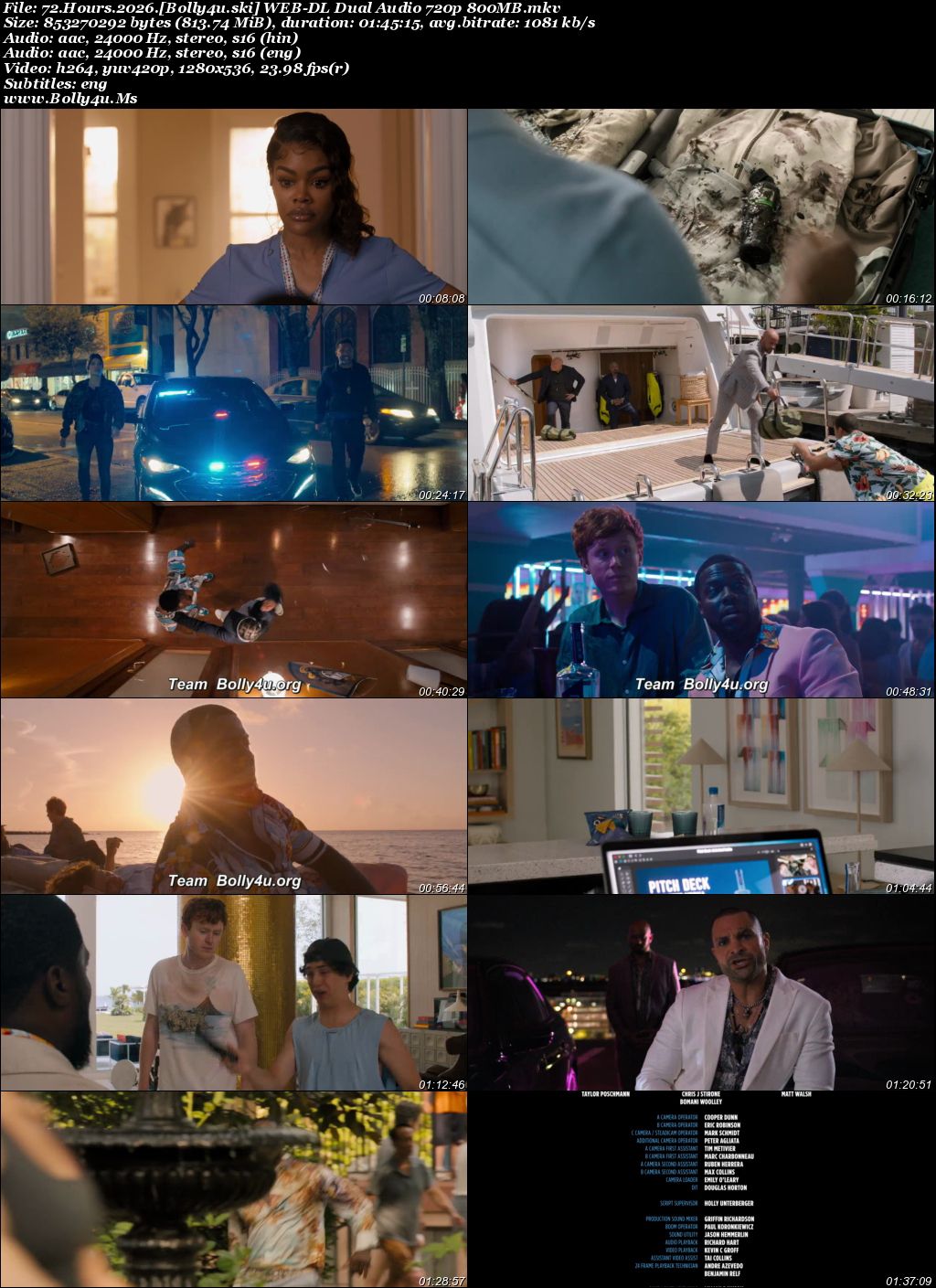 72 Hours 2026 WEB-DL Hindi Dual Audio ORG Full Movie Download 1080p  720p  480p