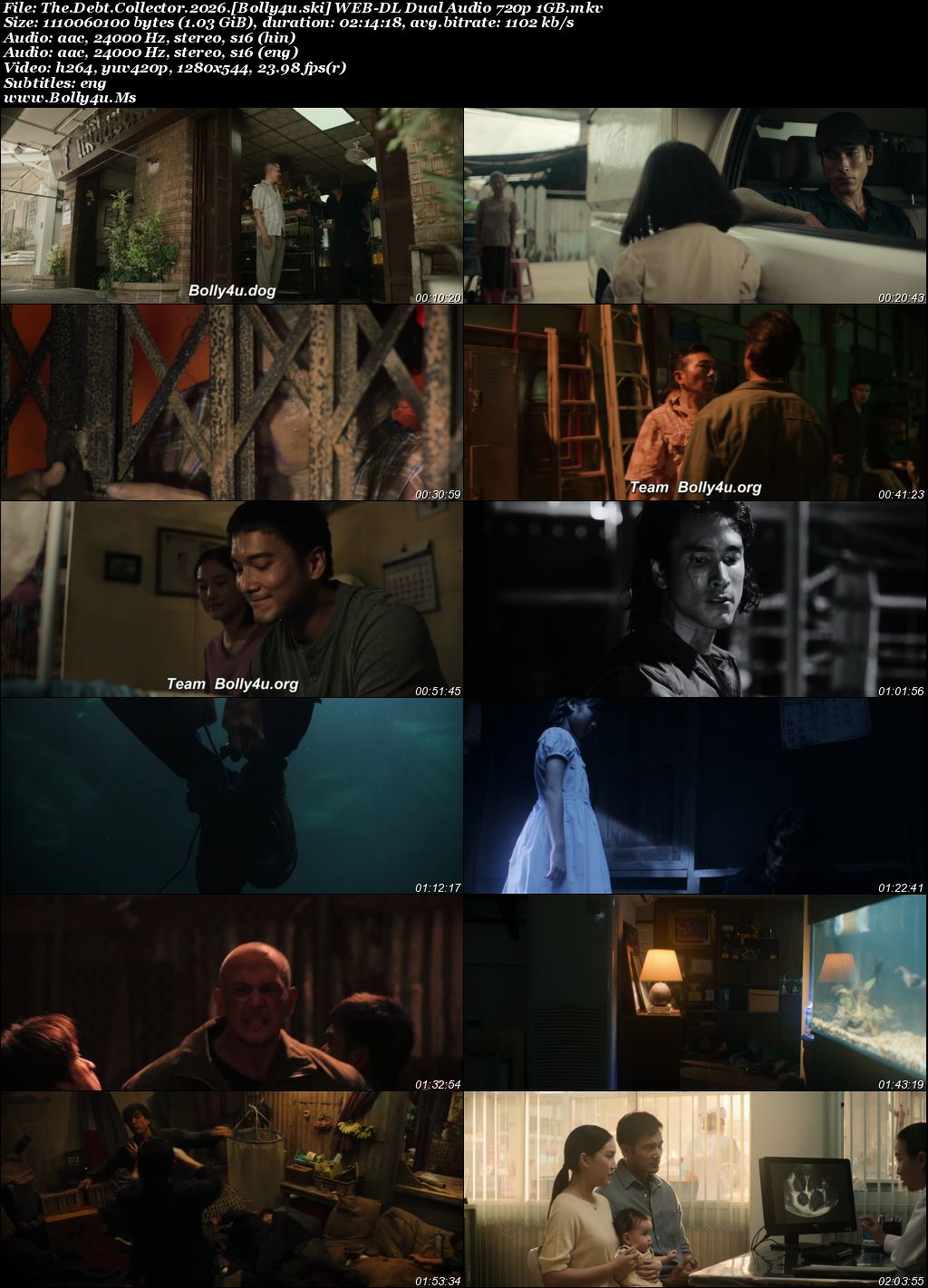 The Debt Collector 2026 WEB-DL Hindi Dual Audio ORG Full Movie Download 1080p  720p  480p