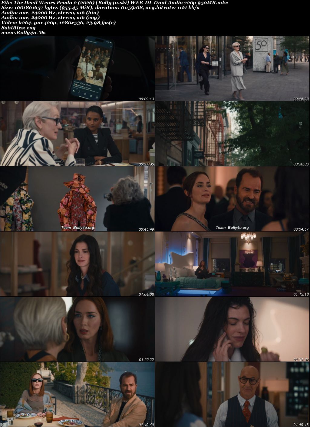 The Devil Wears Prada 2 2026 WEB-DL Hindi Dual Audio ORG Full Movie Download 1080p  720p  480p