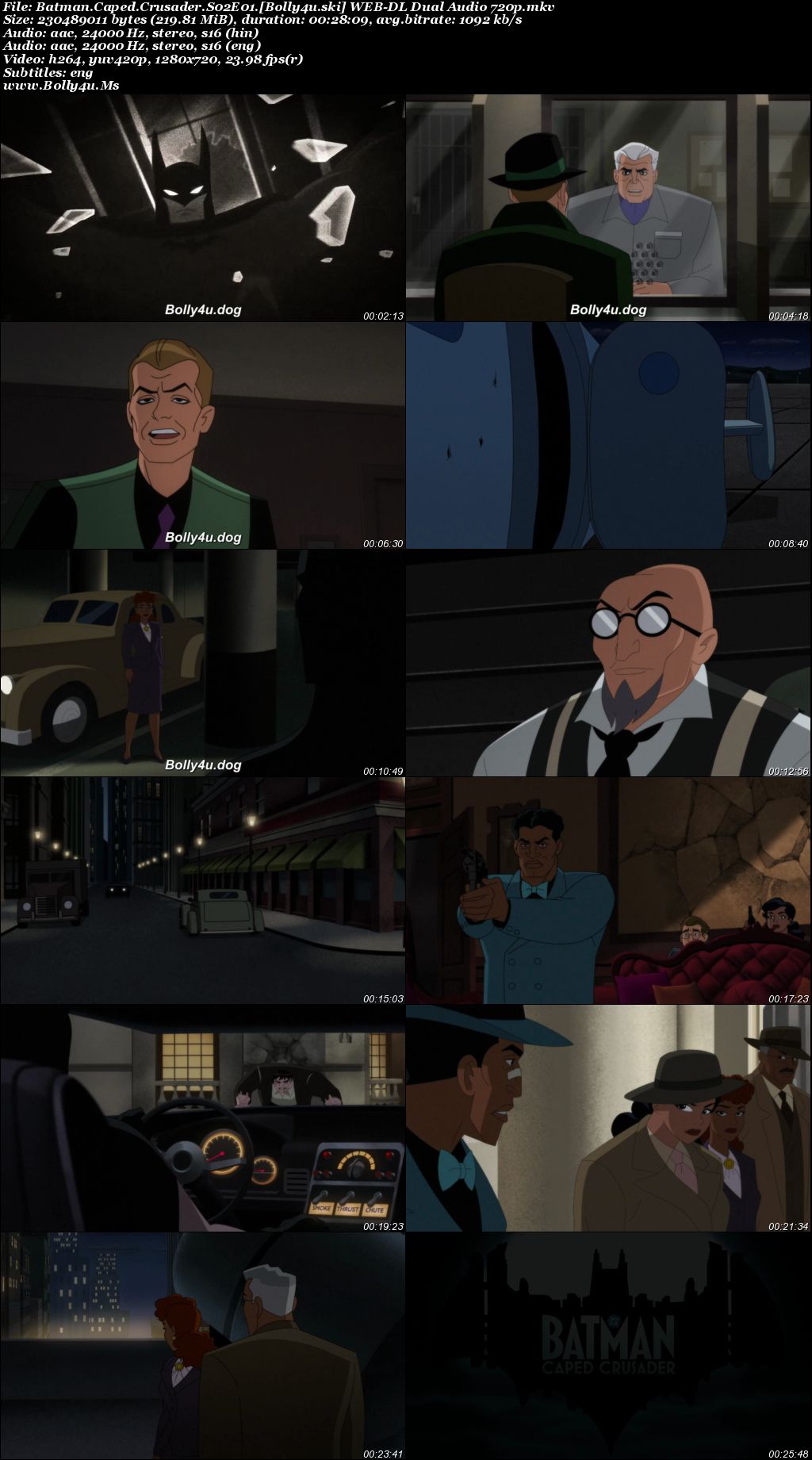 Batman Caped Crusader 2026 WEB-DL Hindi Dual Audio ORG S02 Complete Download 720p  480p