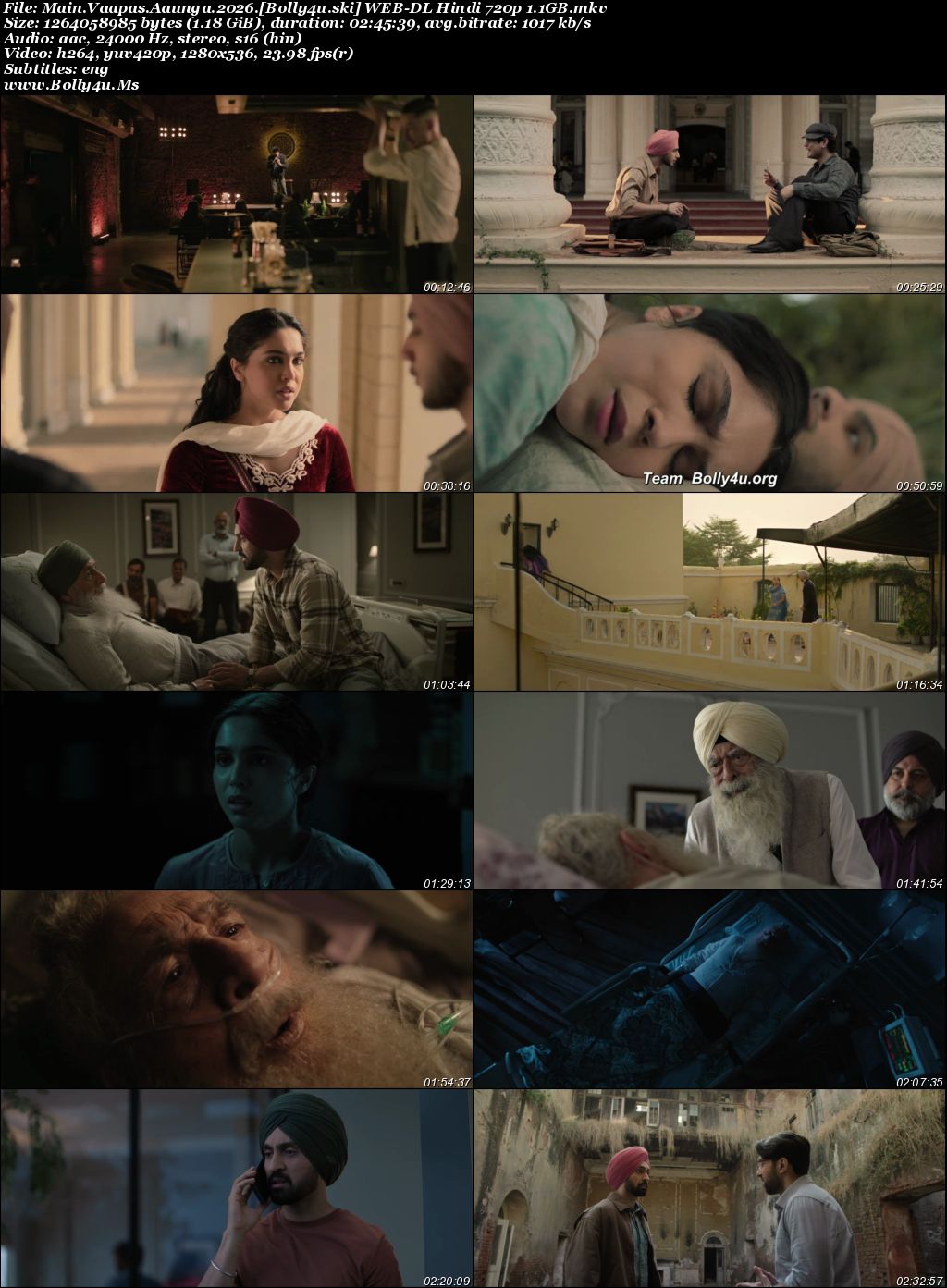 Main Vaapas Aaunga 2026 WEB-DL Hindi Full Movie Download 1080p  720p  480p