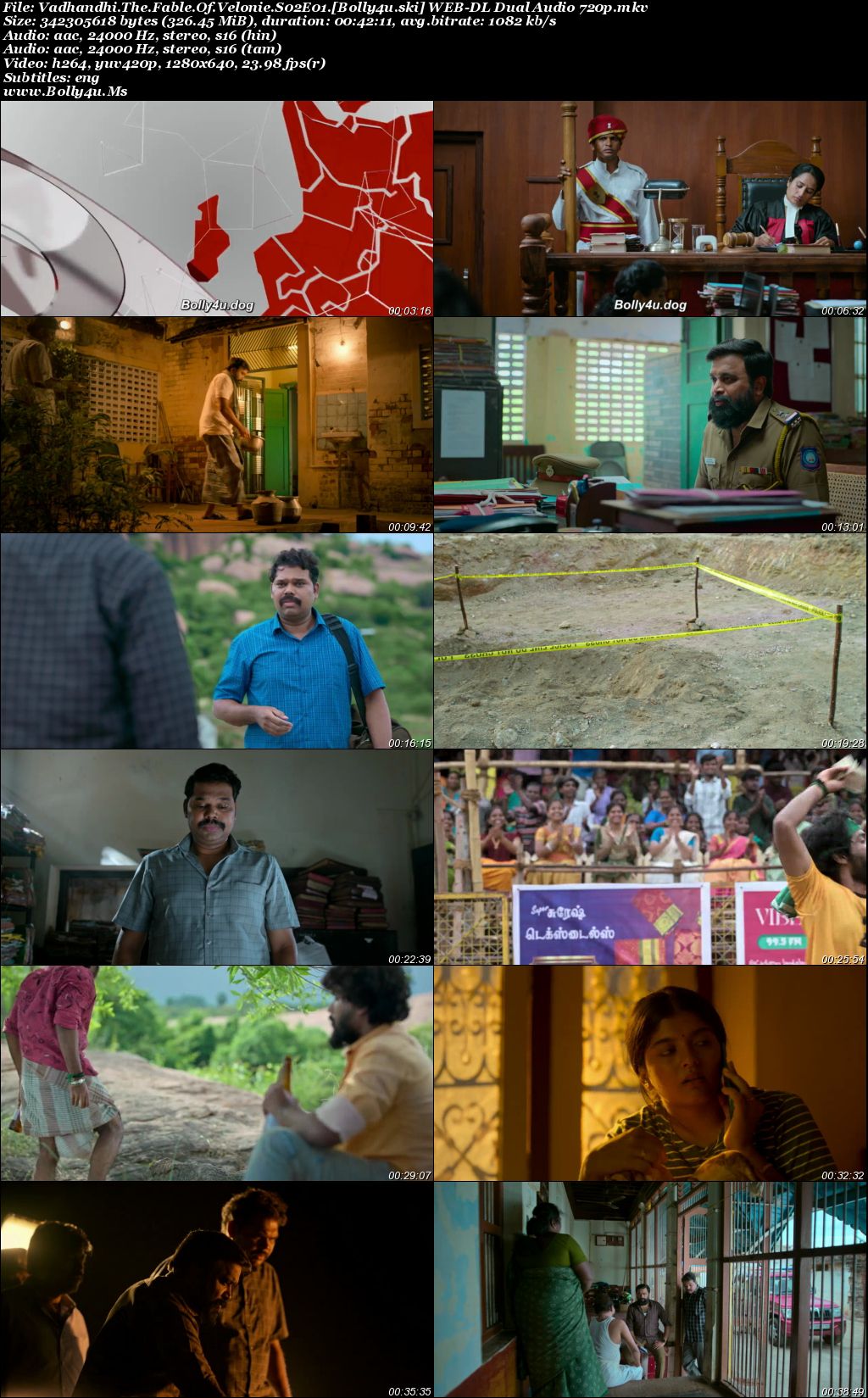 Vadhandhi The Fable Of Velonie 2026 WEB-DL Hindi Dual Audio ORG S02 Complete Download 720p  480p
