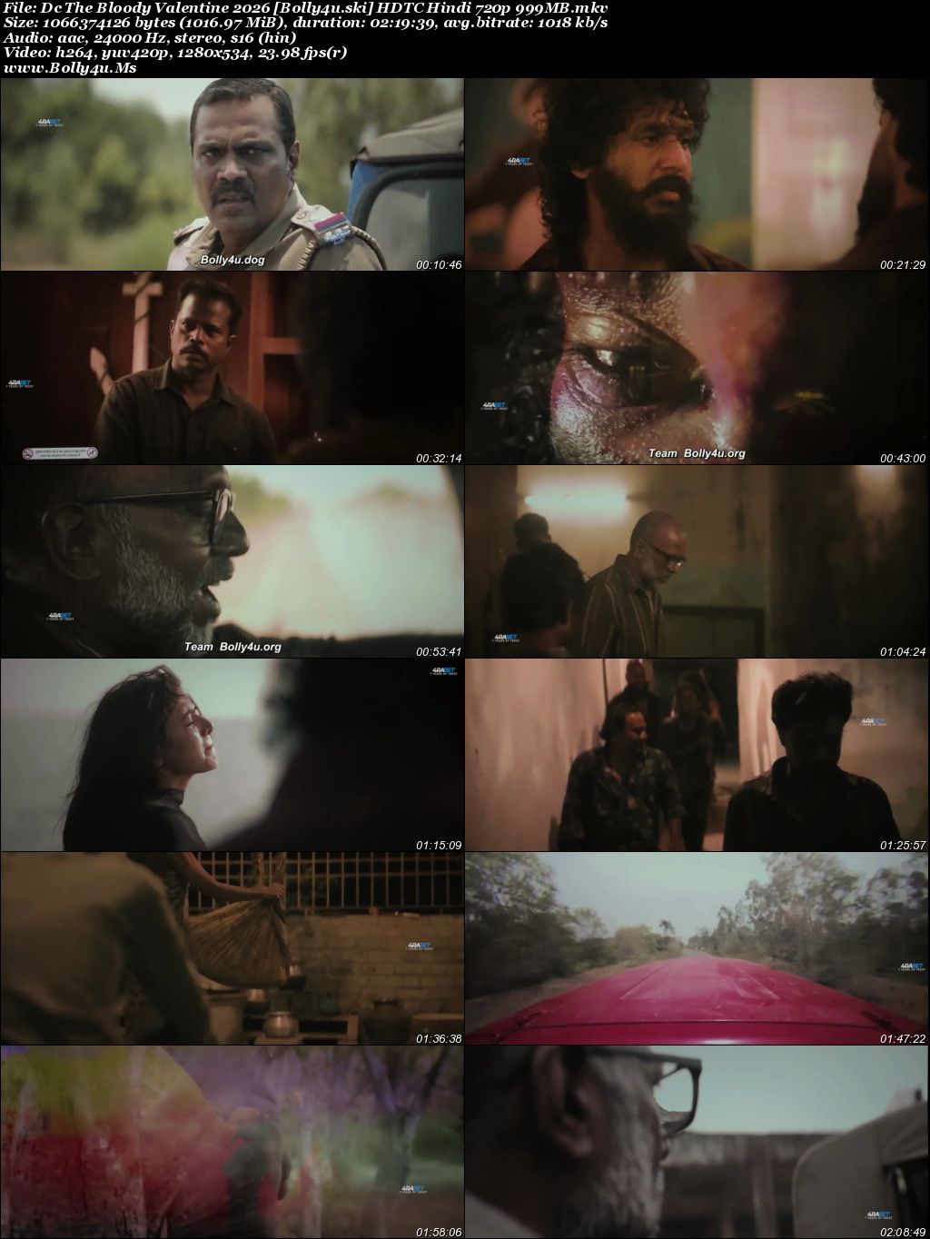 DC The Bloody Valentine 2026 HDTC Hindi Full Movie Download 1080p  720p  480p