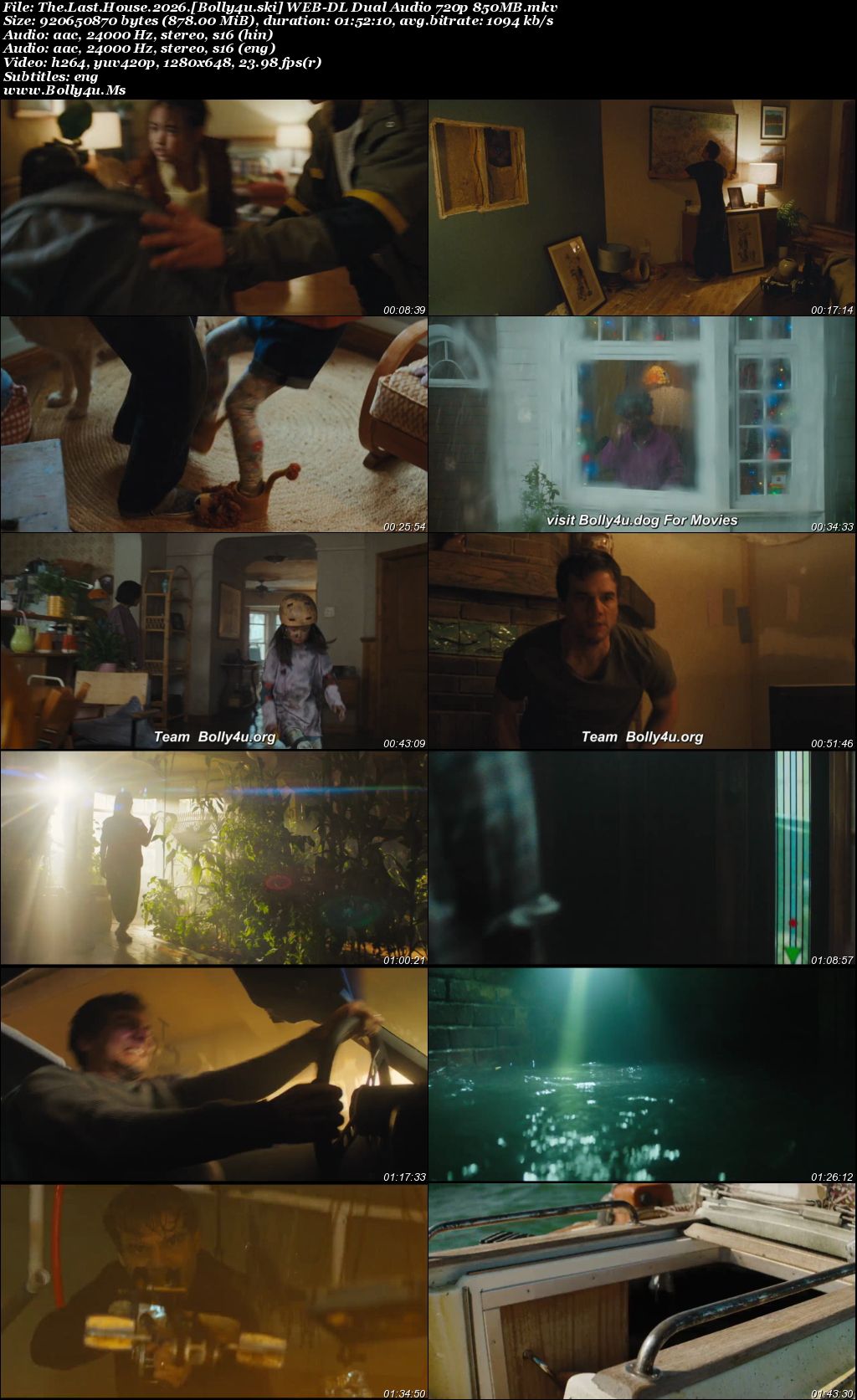 The Last House 2026 WEB-DL Hindi Dual Audio ORG Full Movie Download 1080p  720p  480p