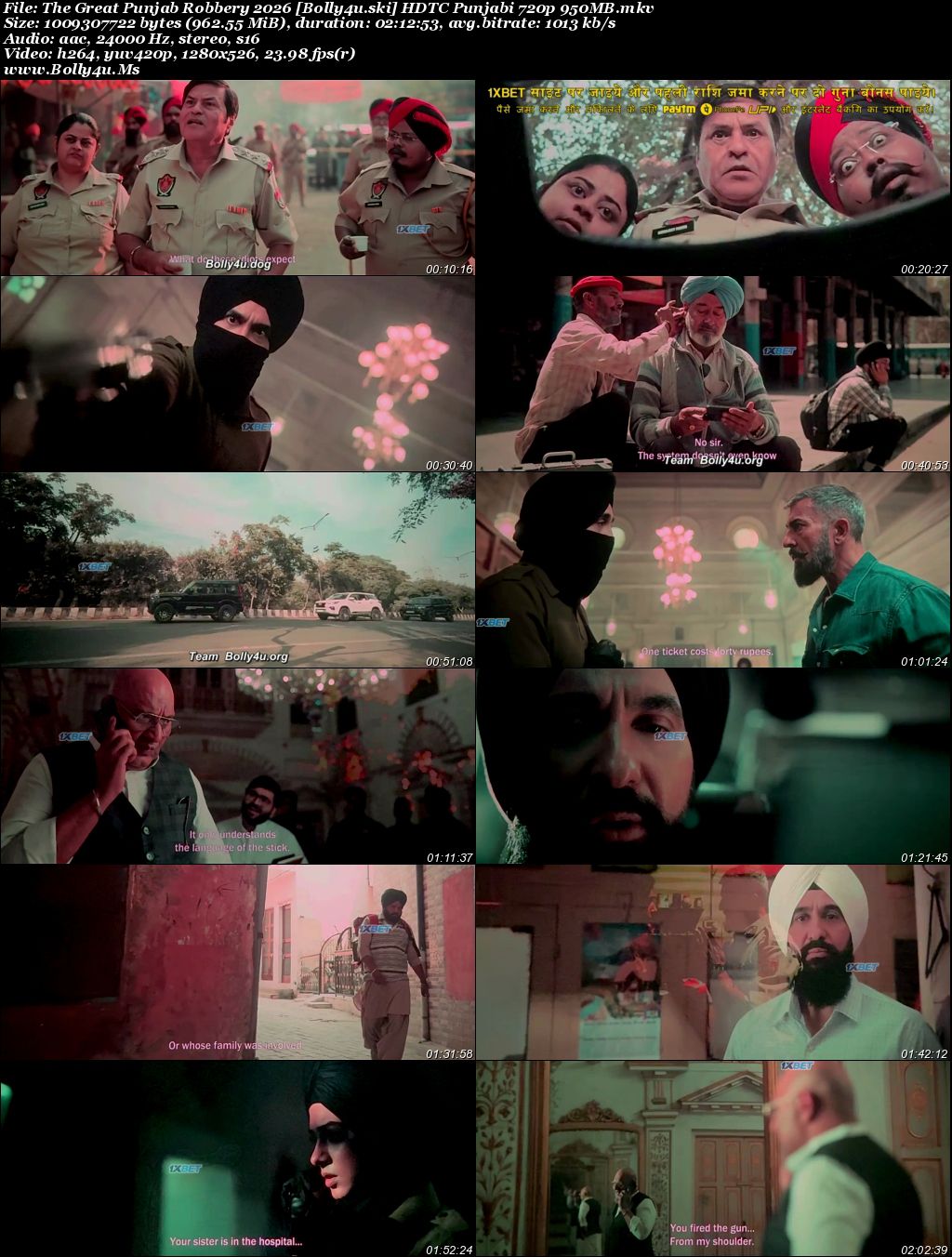 The Great Punjab Robbery 2026 HDTC Punjabi Full Movie Download 1080p  720p  480p