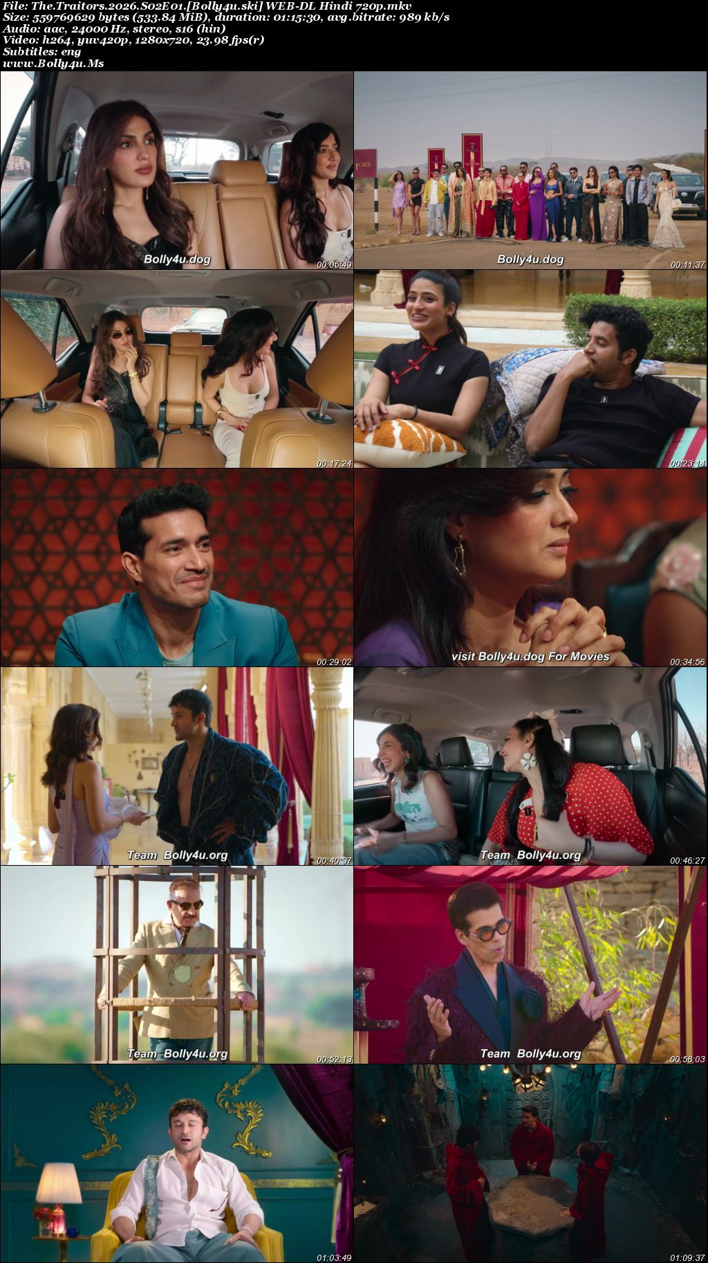 The Traitors 2026 WEB-DL Hindi S02 Complete Download 720p