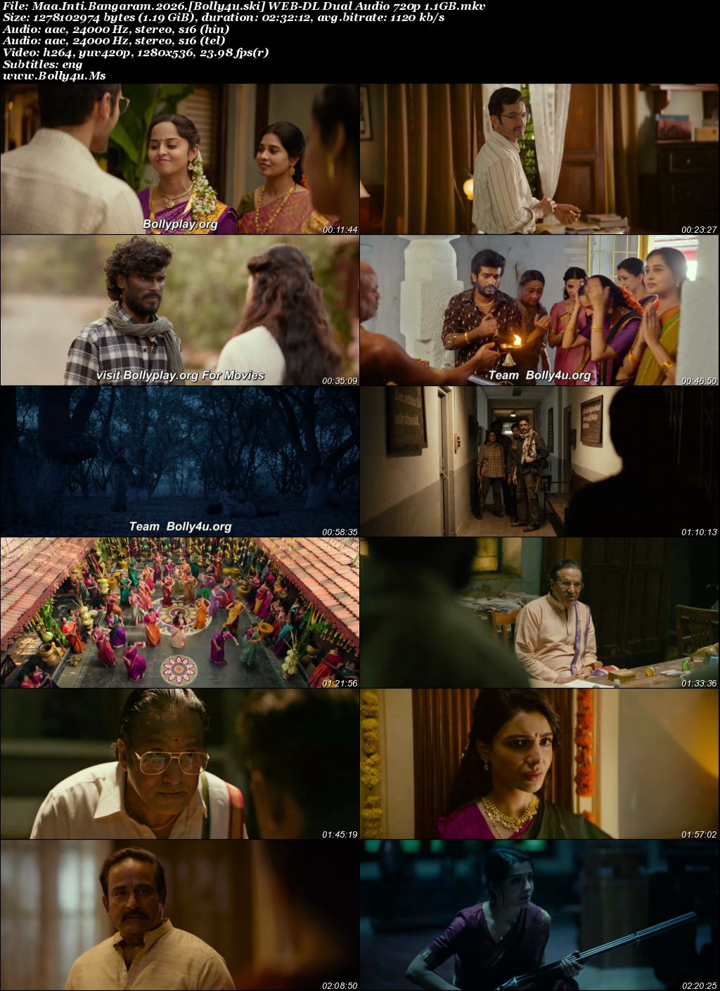 Maa Inti Bangaram 2026 WEB-DL Hindi Dual Audio ORG Full Movie Download 1080p  720p  480p