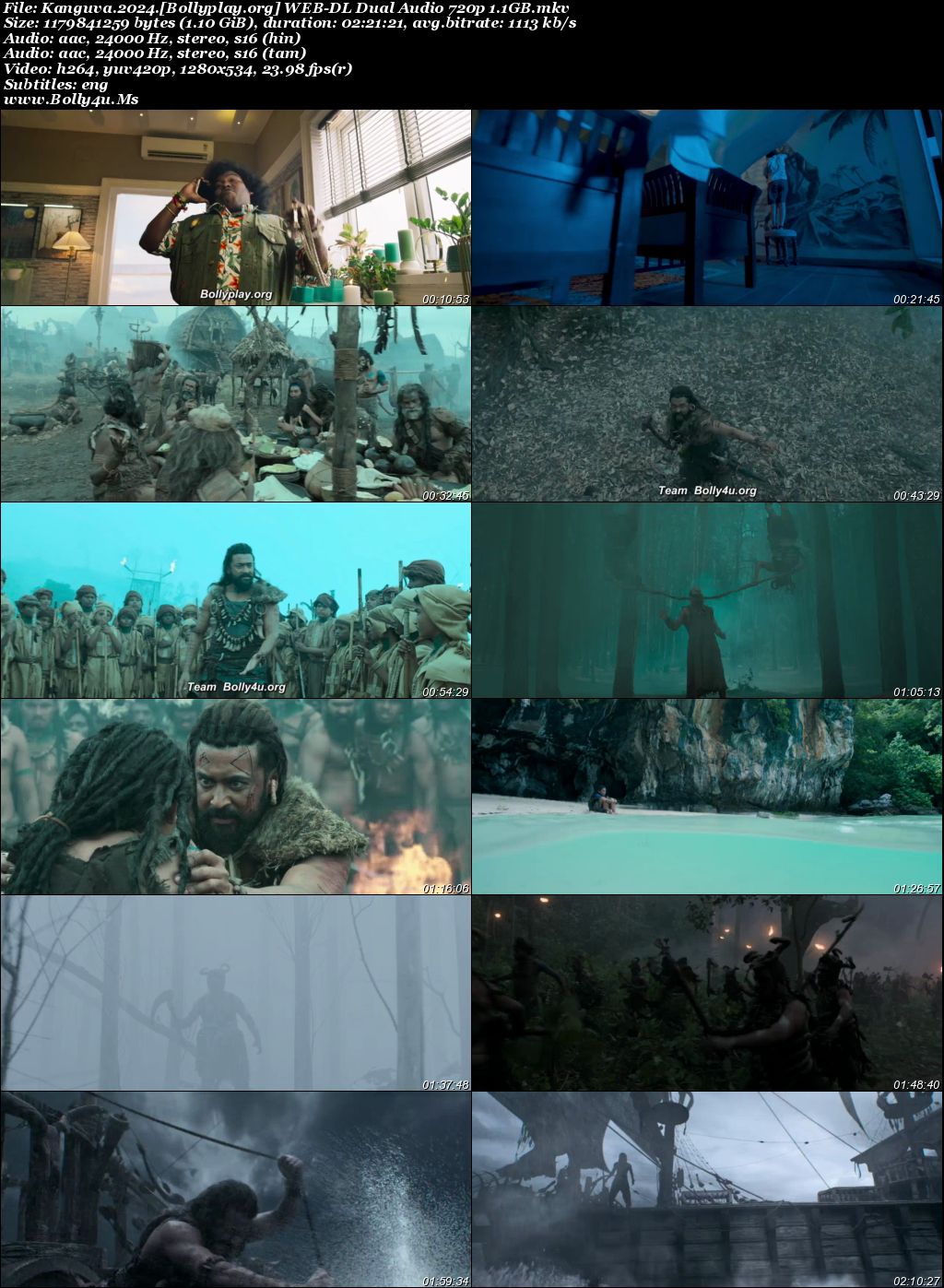 Kanguva 2024 WEB-DL UNCUT Hindi Dual Audio ORG Full Movie Download 1080p  720p  480p