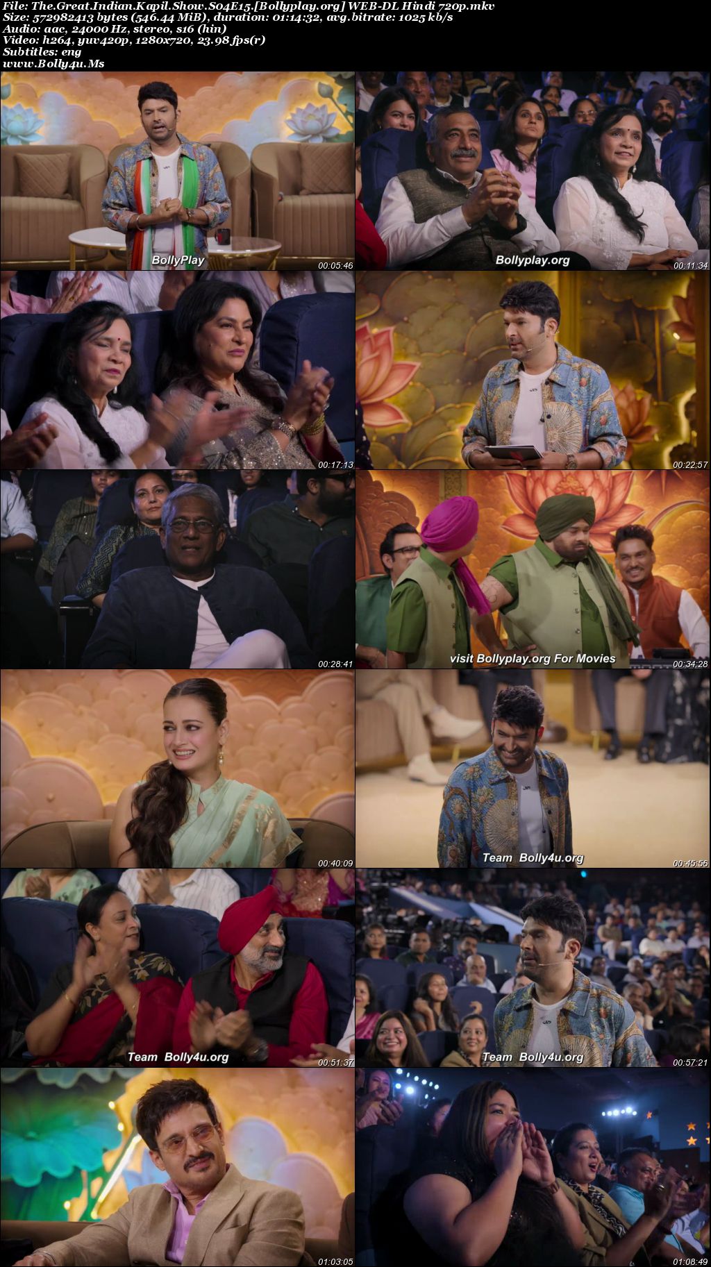 The Great Indian Kapil Show 2025 WEB-DL Hindi S04 Complete Download 720p