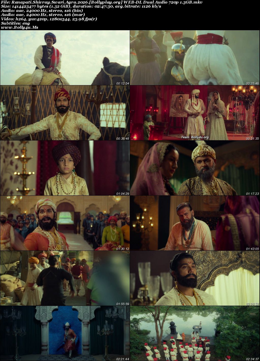 Ranapati Shivray Swari Agra 2026 WEB-DL UNCUT Hindi Dual Audio ORG Full Movie Download 1080p  720p  480p