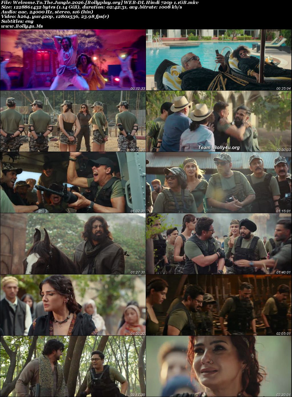 Welcome to the Jungle 2026 WEB-DL Hindi Full Movie Download 1080p  720p  480p