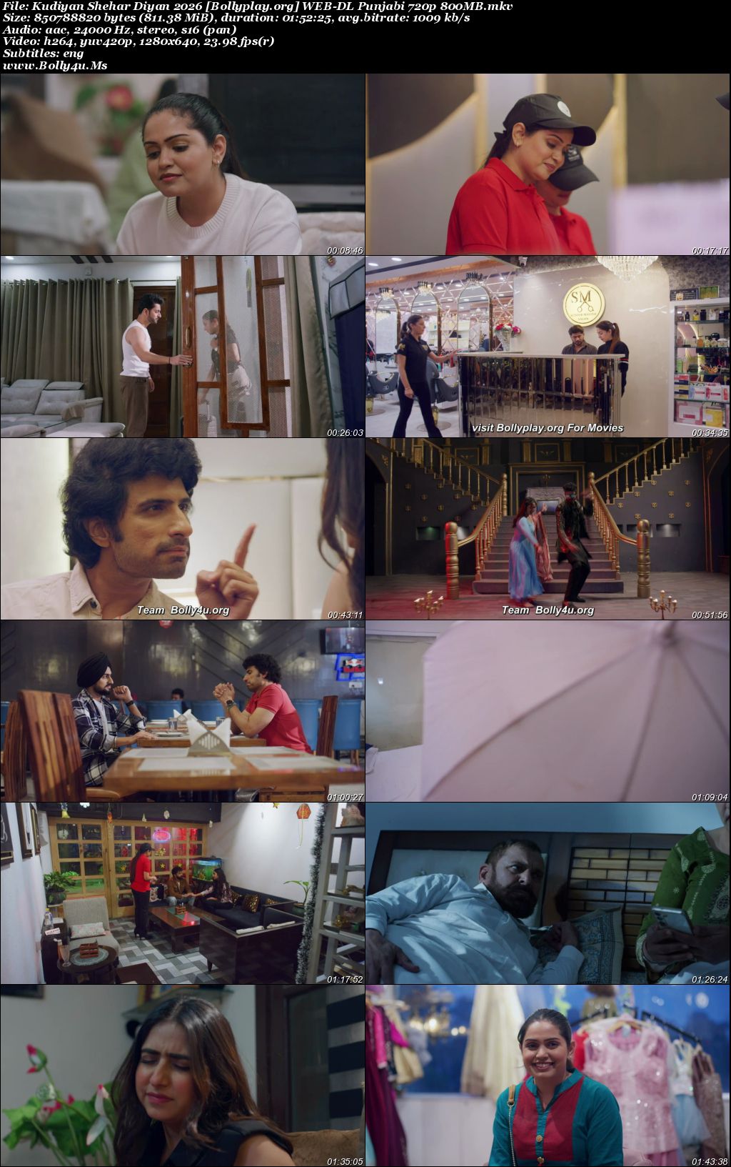 Kudiyan Shehar Diyan 2026 WEB-DL Punjabi Full Movie Download 1080p  720p  480p