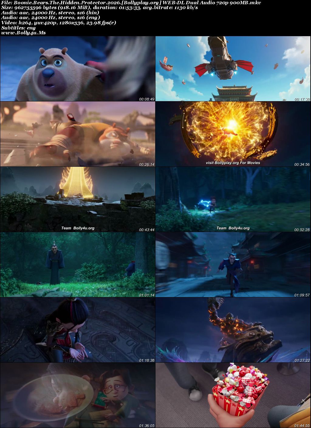 Boonie Bears The Hidden Protector 2026 WEB-DL Hindi Dual Audio ORG Full Movie Download 1080p  720p  480p