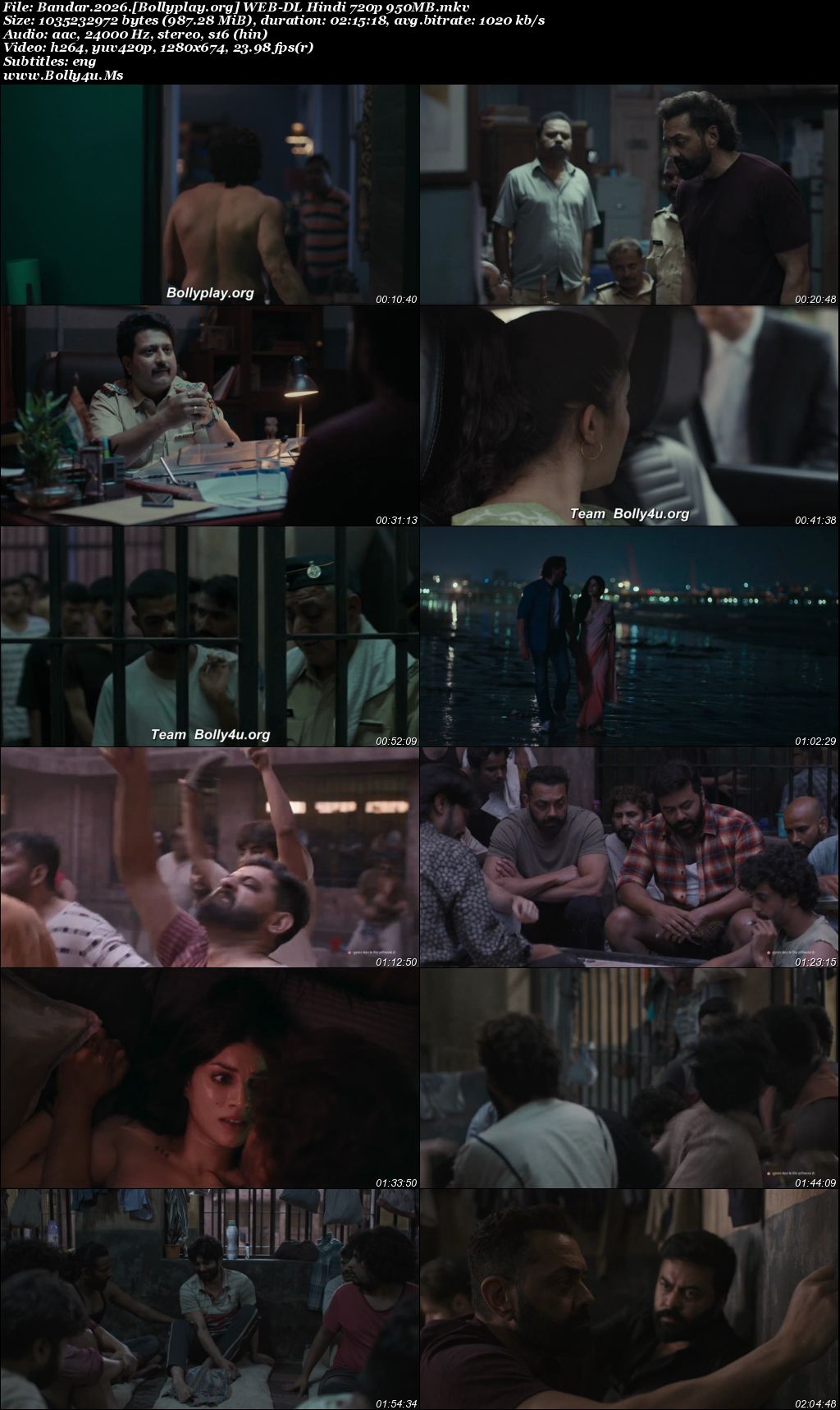 Bandar 2026 WEB-DL Hindi Full Movie Download 1080p  720p  480p