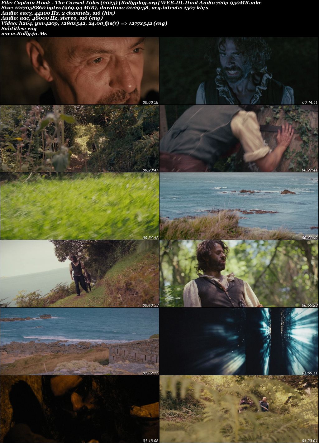 Captain Hook The Cursed Tides 2025 WEB-DL Hindi Dual Audio Full Movie Download 720p  480p
