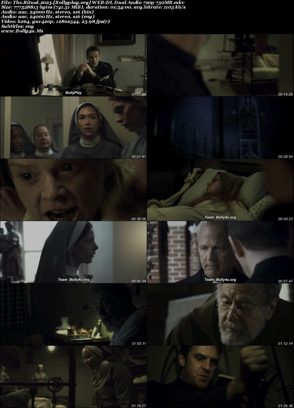 The Ritual 2025 WEB-DL Hindi Dual Audio ORG Full Movie Download 1080p  720p  480p