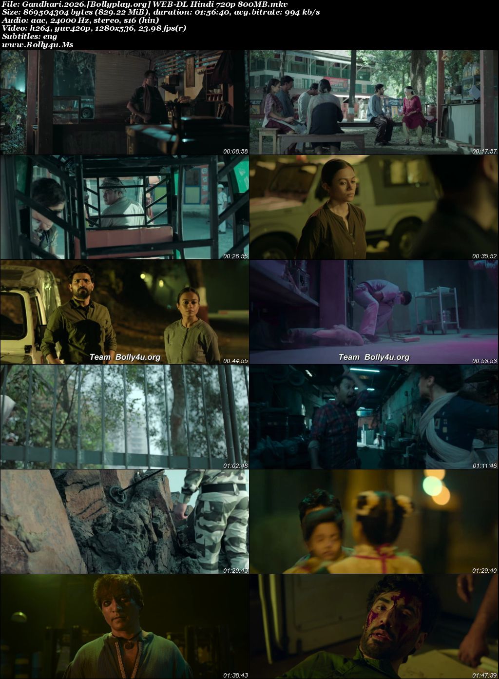 Gandhari 2026 WEB-DL Hindi Full Movie Download 1080p  720p  480p