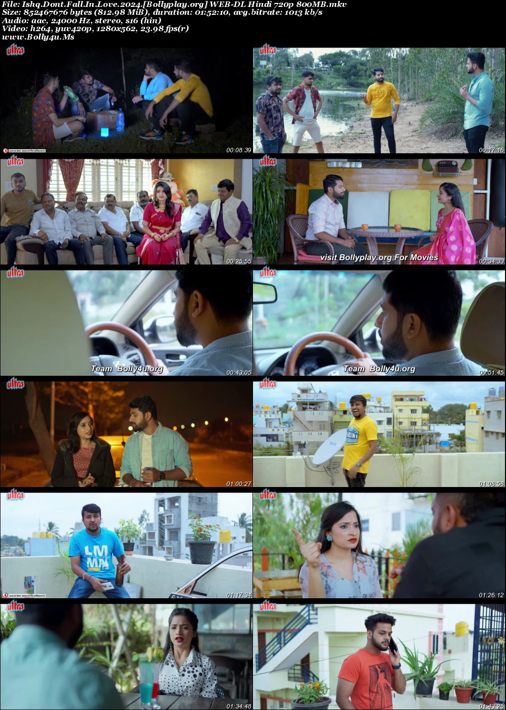 Ishq Dont Fall In Love 2024 WEB-DL Hindi Dubbed ORG Full Movie Download 1080p  720p  480p