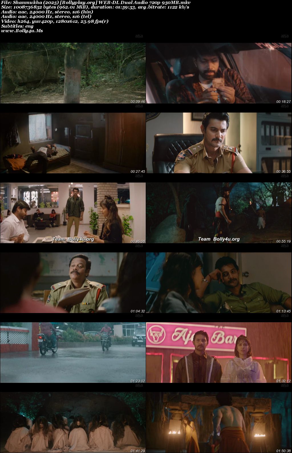 Shanmukha 2025 WEB-DL UNCUT Hindi Dual Audio ORG Full Movie Download 1080p  720p  480p