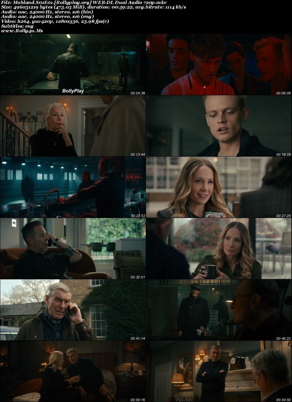 Mobland 2025 WEB-DL Hindi Dual Audio ORG S01 Complete Download 720p  480p