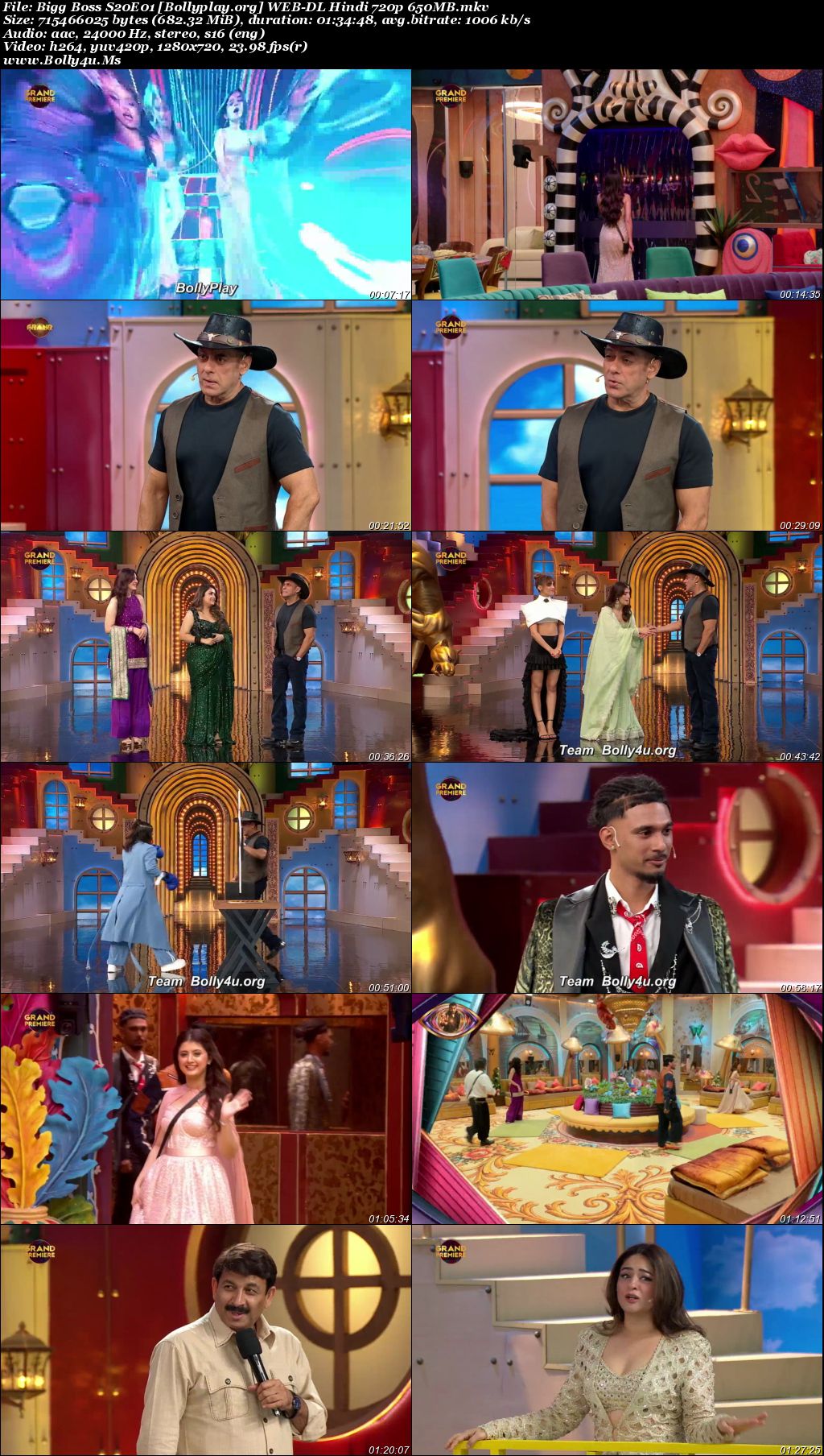 Bigg Boss 2026 WEB-DL Hindi S20 Complete Download 720p  [EP 01 Added]