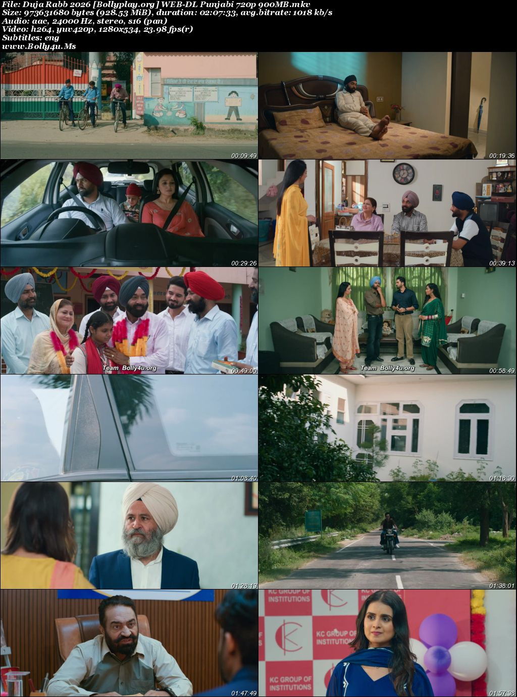 Duja Rabb 2026 WEB-DL Punjabi Full Movie Download 1080p  720p  480p