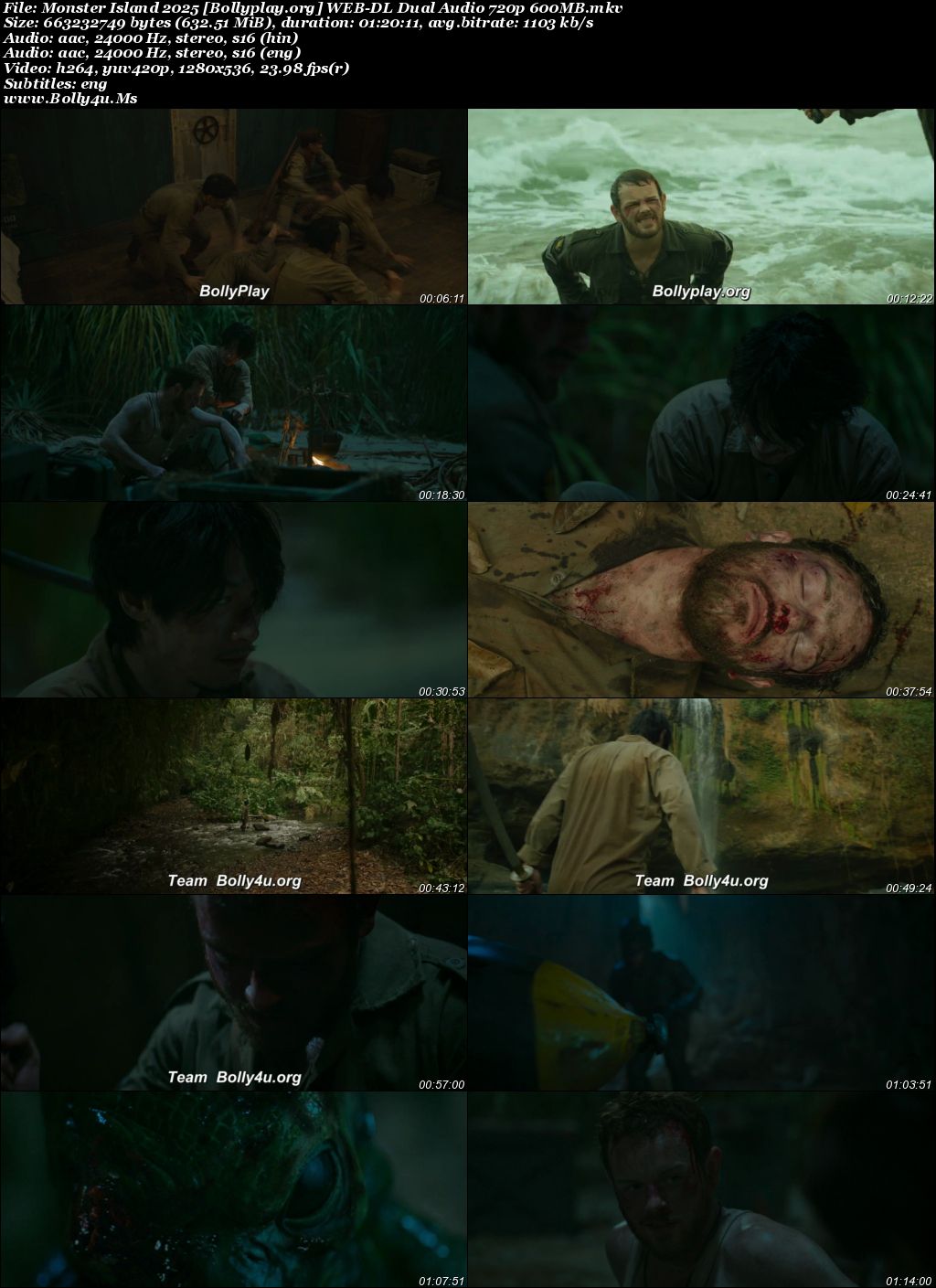 Monster Island 2025 WEB-DL Hindi Dual Audio ORG Full Movie Download 1080p  720p  480p