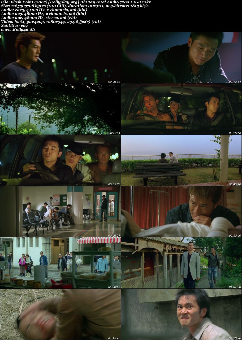 Flash Point 2007 BluRay Hindi Dual Audio Full Movie Download 720p  480p