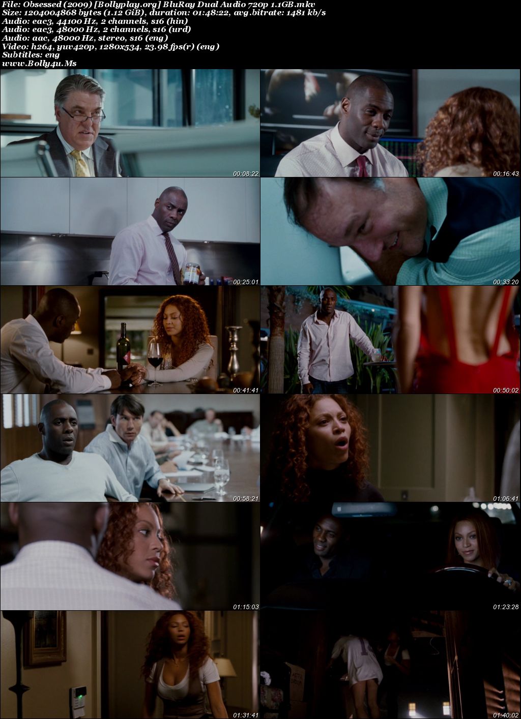 Obsessed 2009 BluRay Hindi Dual Audio Full Movie Download 720p 480p Obsessed 2009 BluRay Hindi Dual Audio Full Movie Download 720p 480p