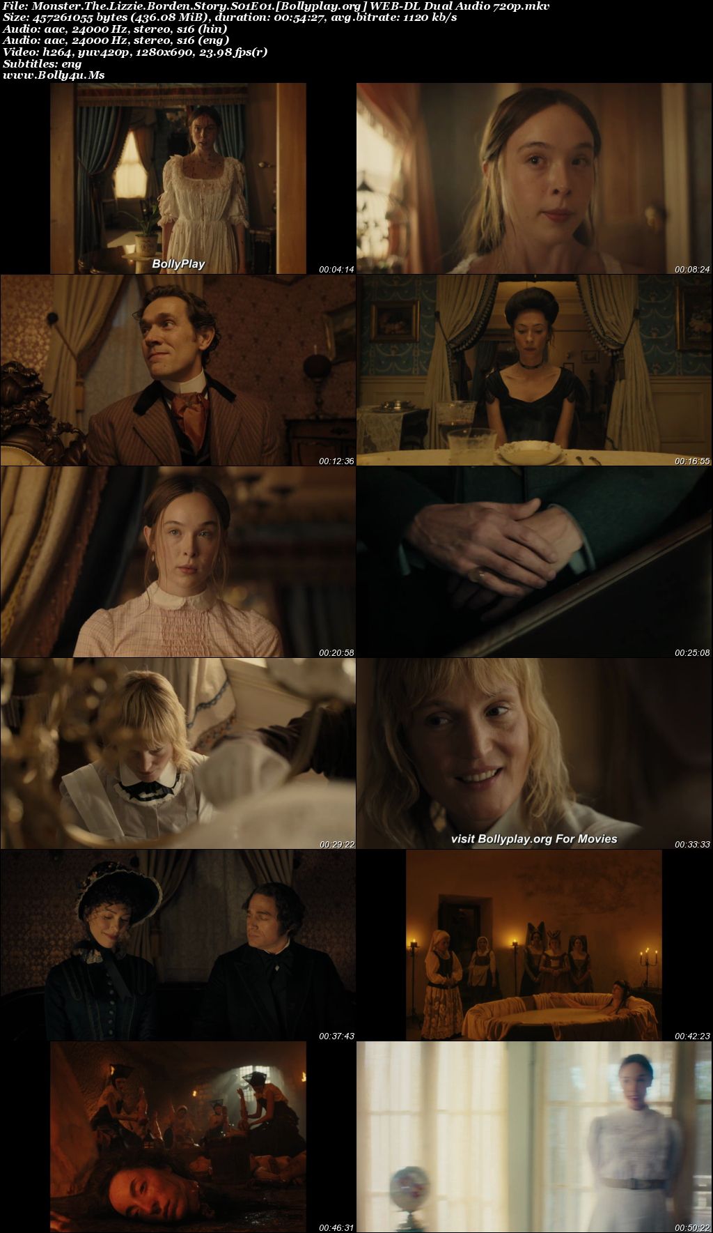 Monster The Lizzie Borden Story 2026 WEB-DL Hindi Dual Audio ORG S01 Complete Download 720p  480p