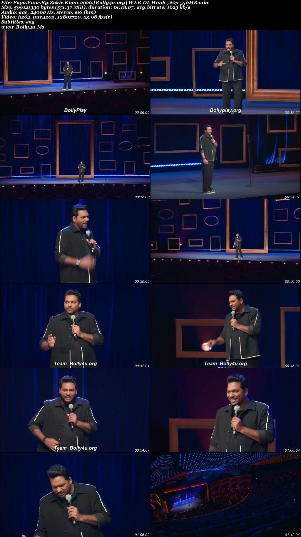 Papa Yaar By Zakir Khan 2026 WEB-DL Hindi Download 720p