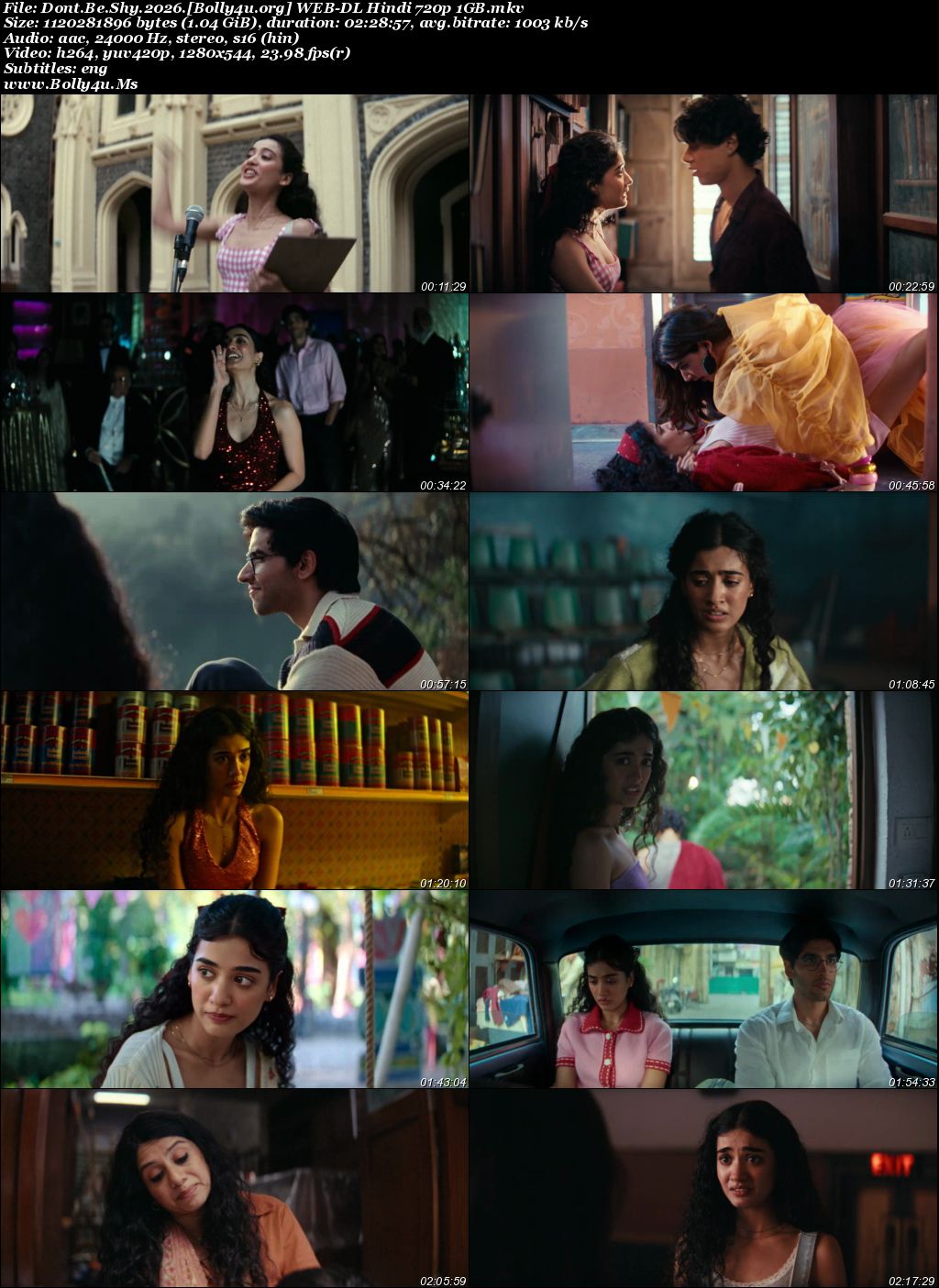 Dont Be Shy 2026 WEB-DL Hindi Full Movie Download 1080p  720p  480p