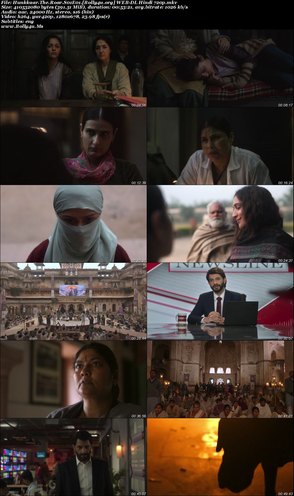 Hunkkaar The Roar 2026 WEB-DL Hindi S01 Complete Download 720p  480p