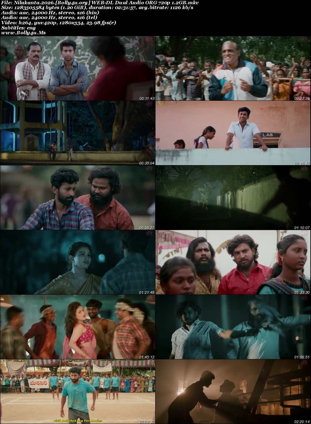 Nilakanta 2026 WEB-DL UNCUT Hindi Dual Audio ORG Full Movie Download 1080p  720p  480p