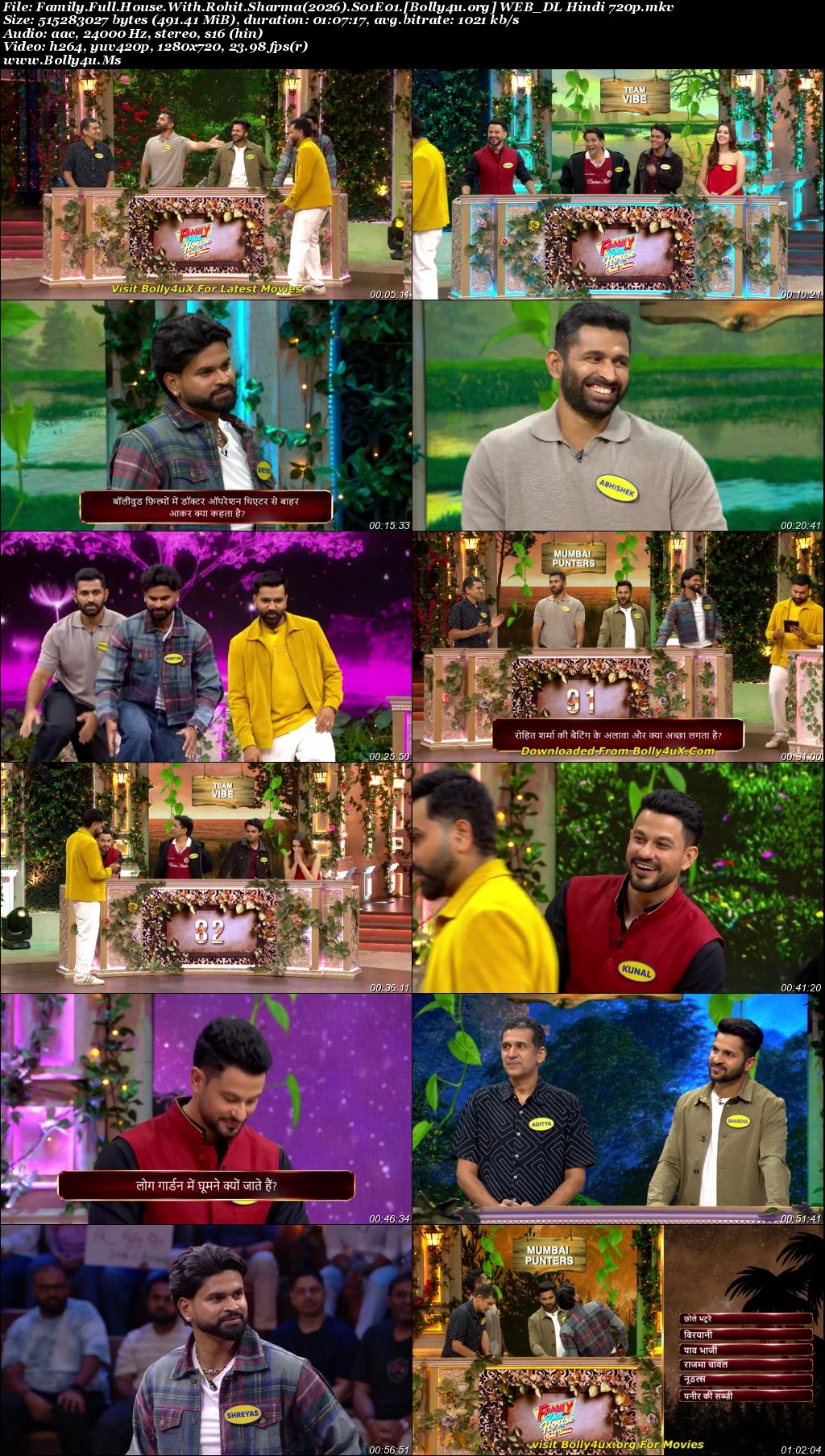 Family Full House With Rohit Sharma 2026 WEB-DL Hindi S01 Complete Download 720p